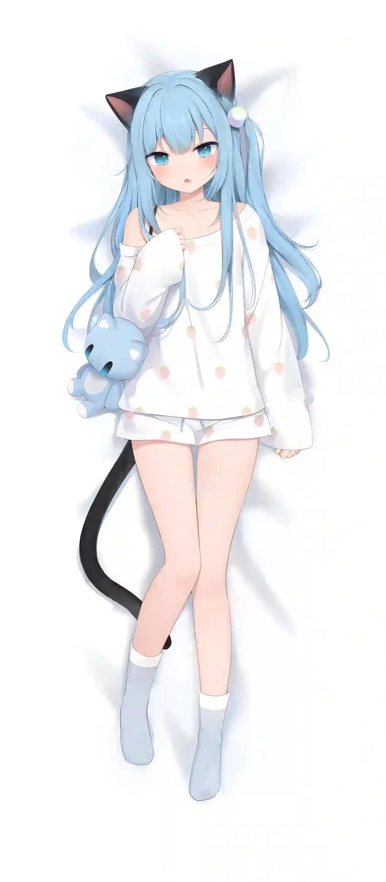 动漫女孩 二次元 猫耳女孩 猫羽雫