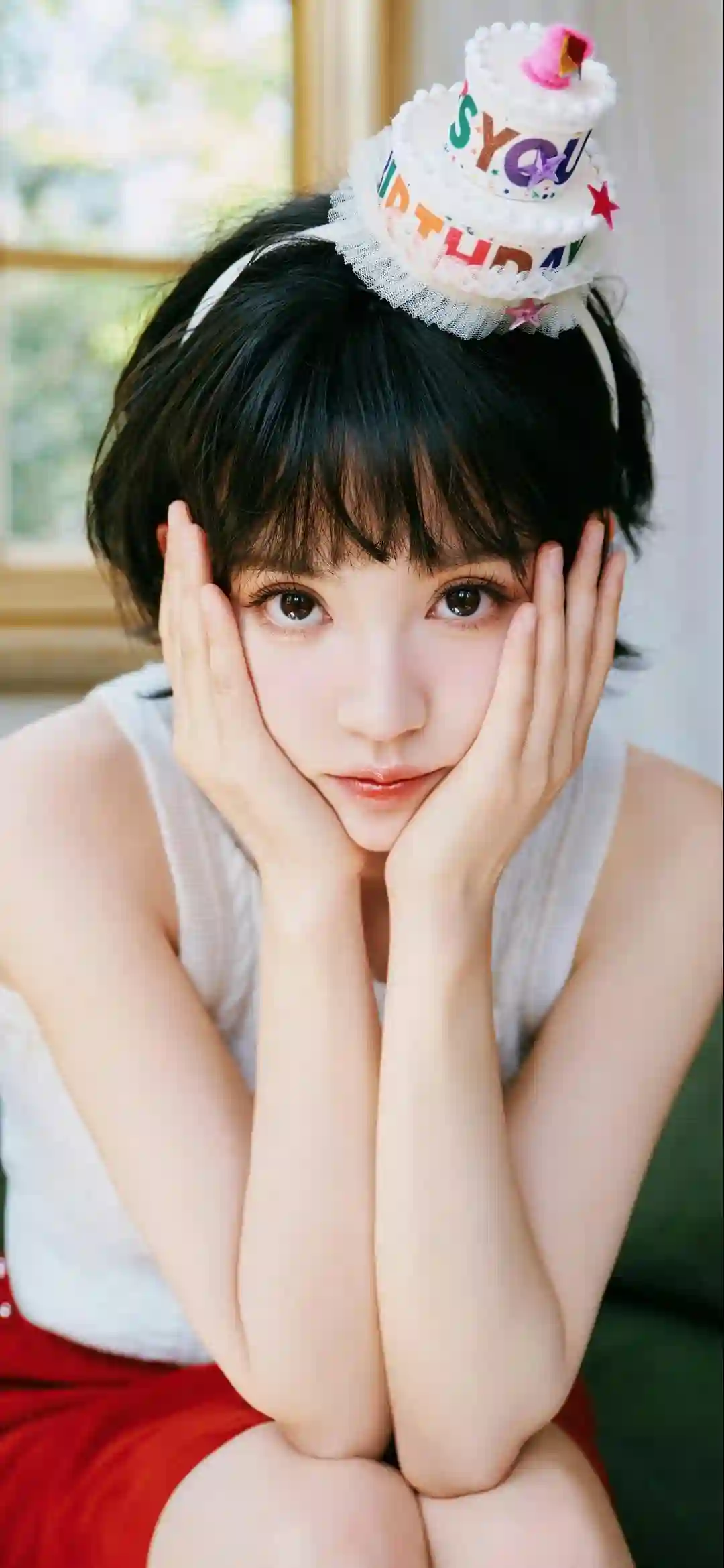 可爱女孩 田曦薇 短发
