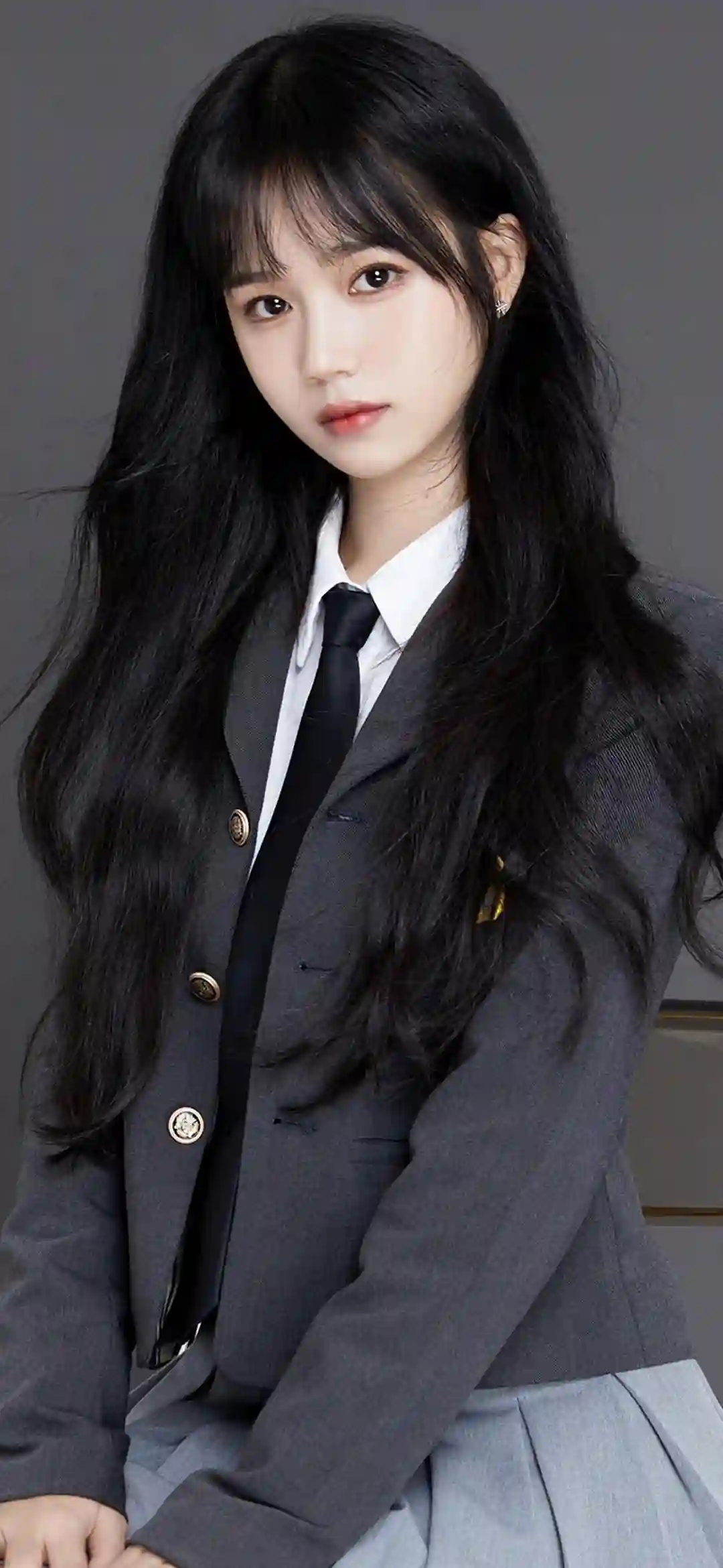 JK女孩 长发美女 清纯 学院风 