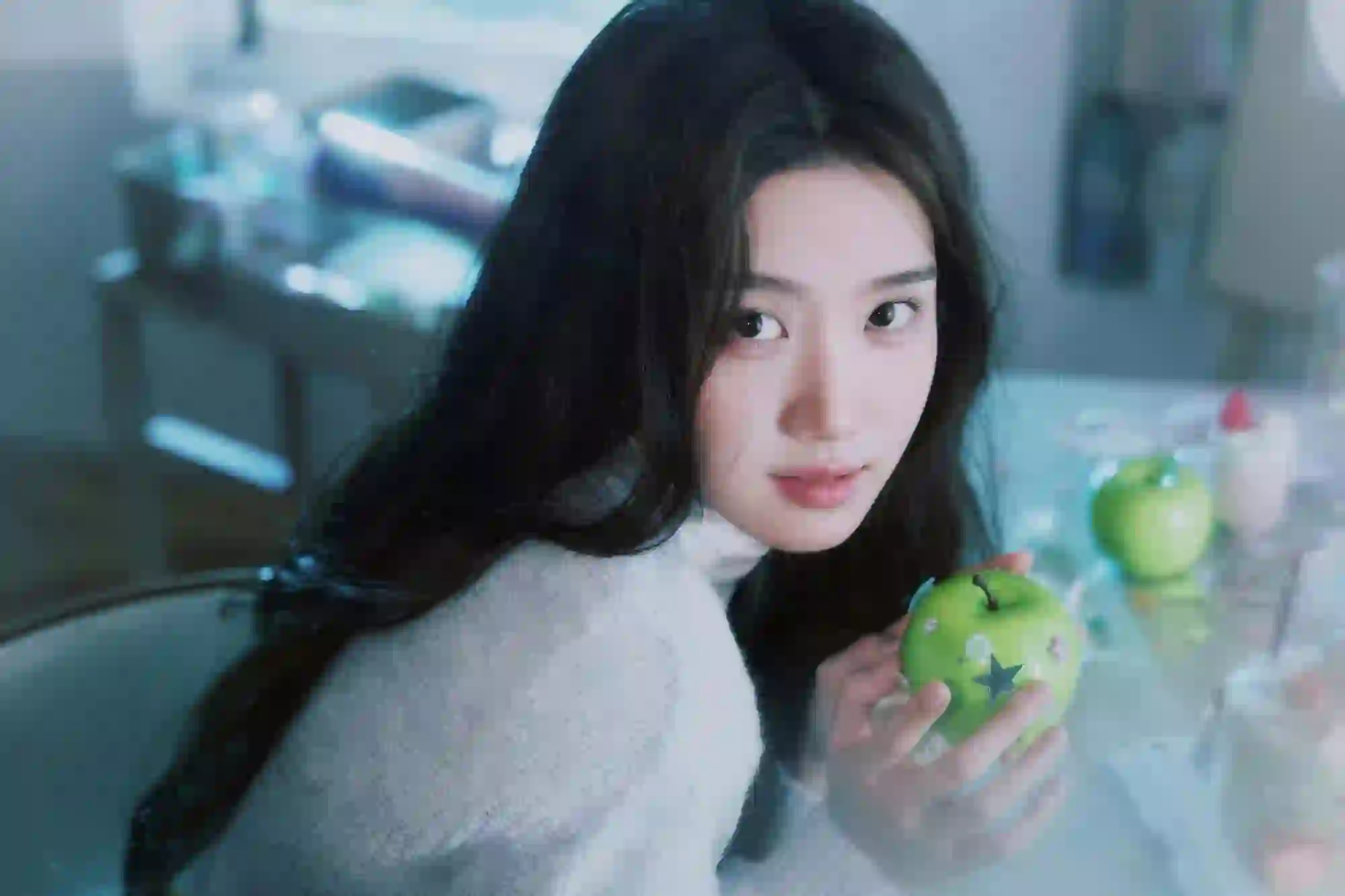 卢昱晓 长发清纯美女 写真 可爱女孩