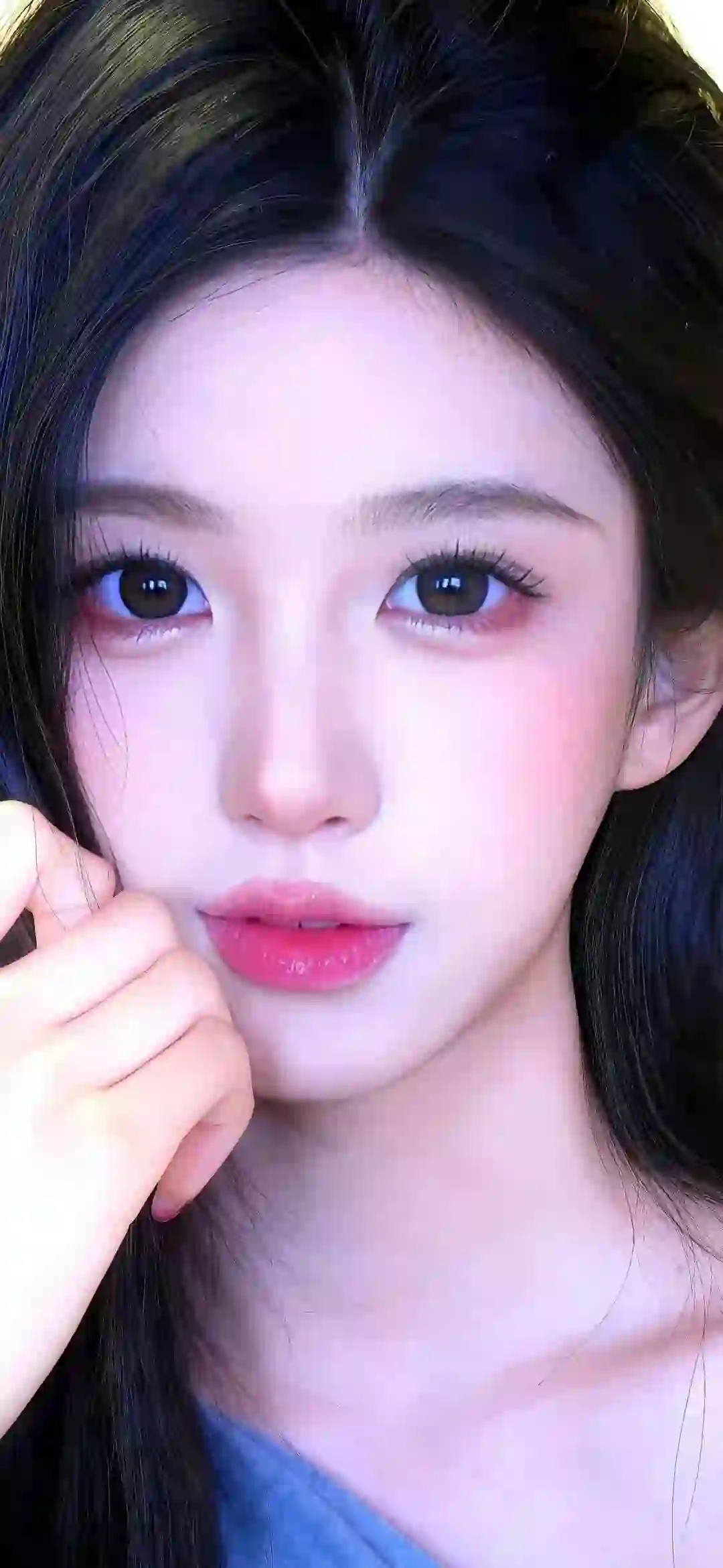 长发清纯美女 女友