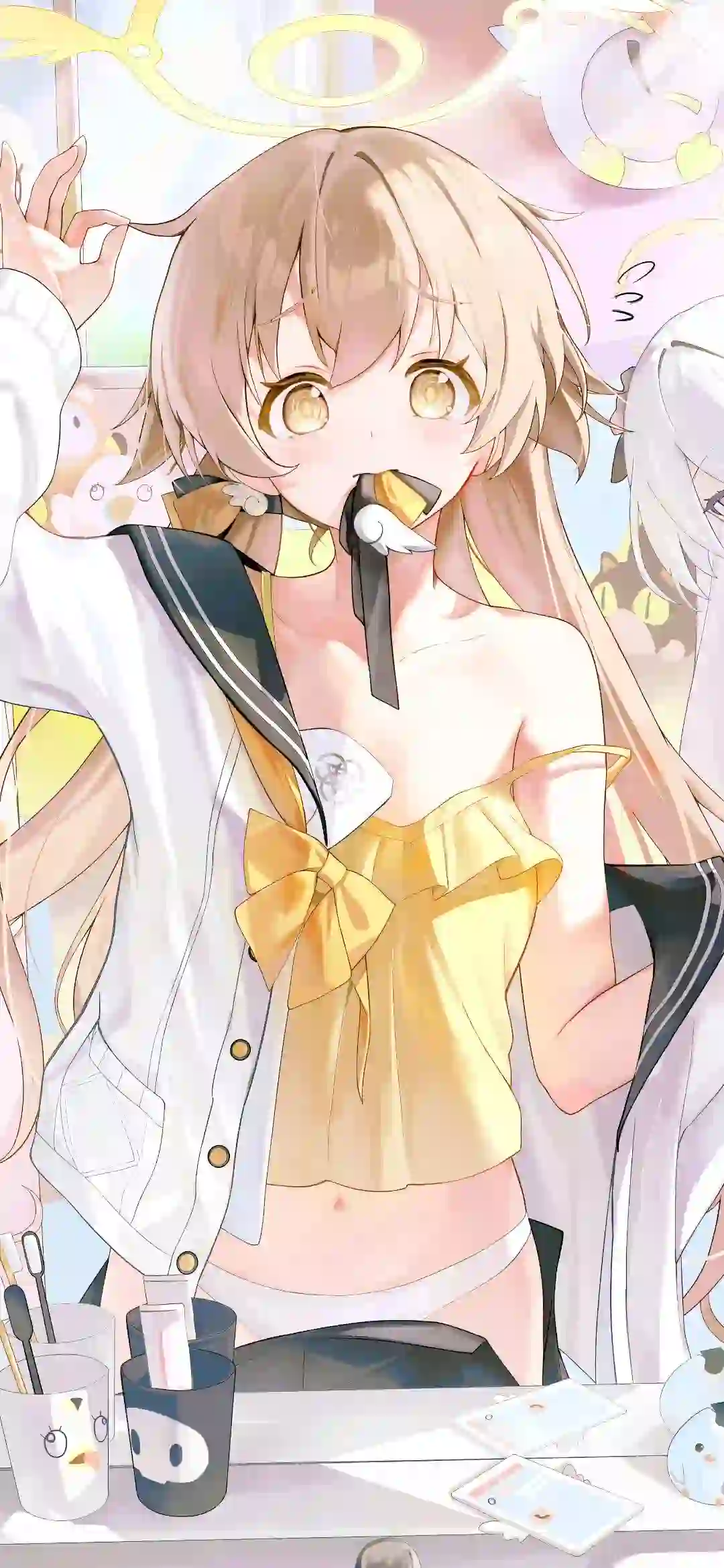 长发女孩 动漫女孩 二次元女孩 可爱