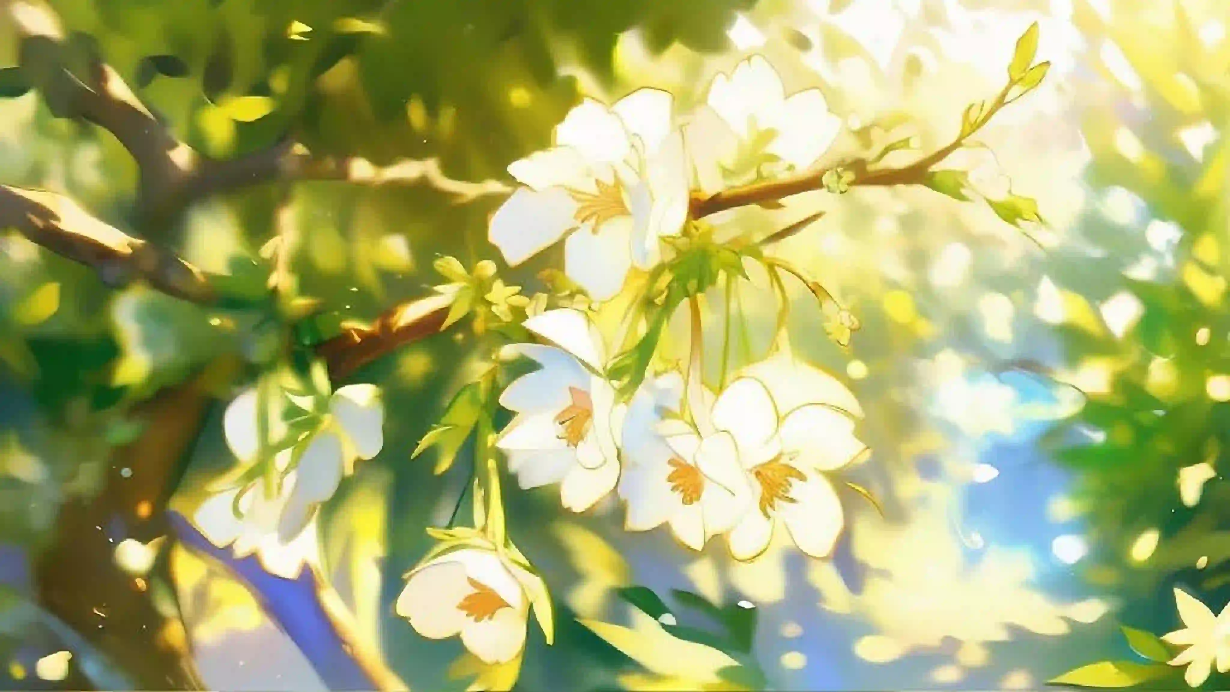 繁花 花朵 春意盎然 阳光