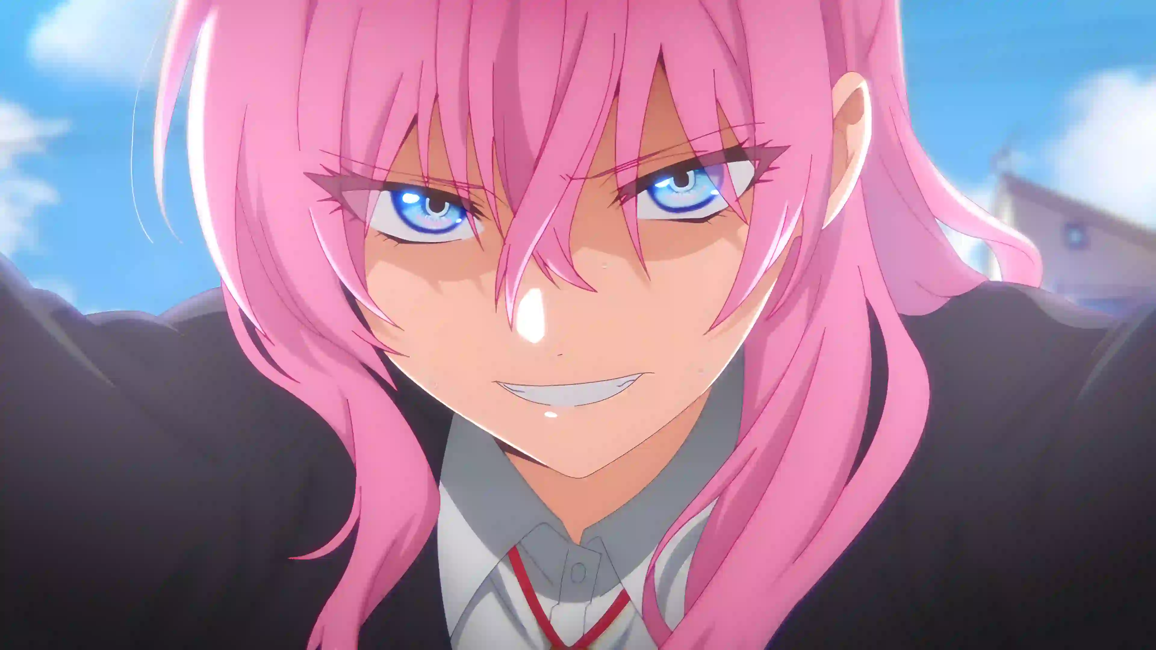 动漫女孩 二次元女孩 粉红色头发