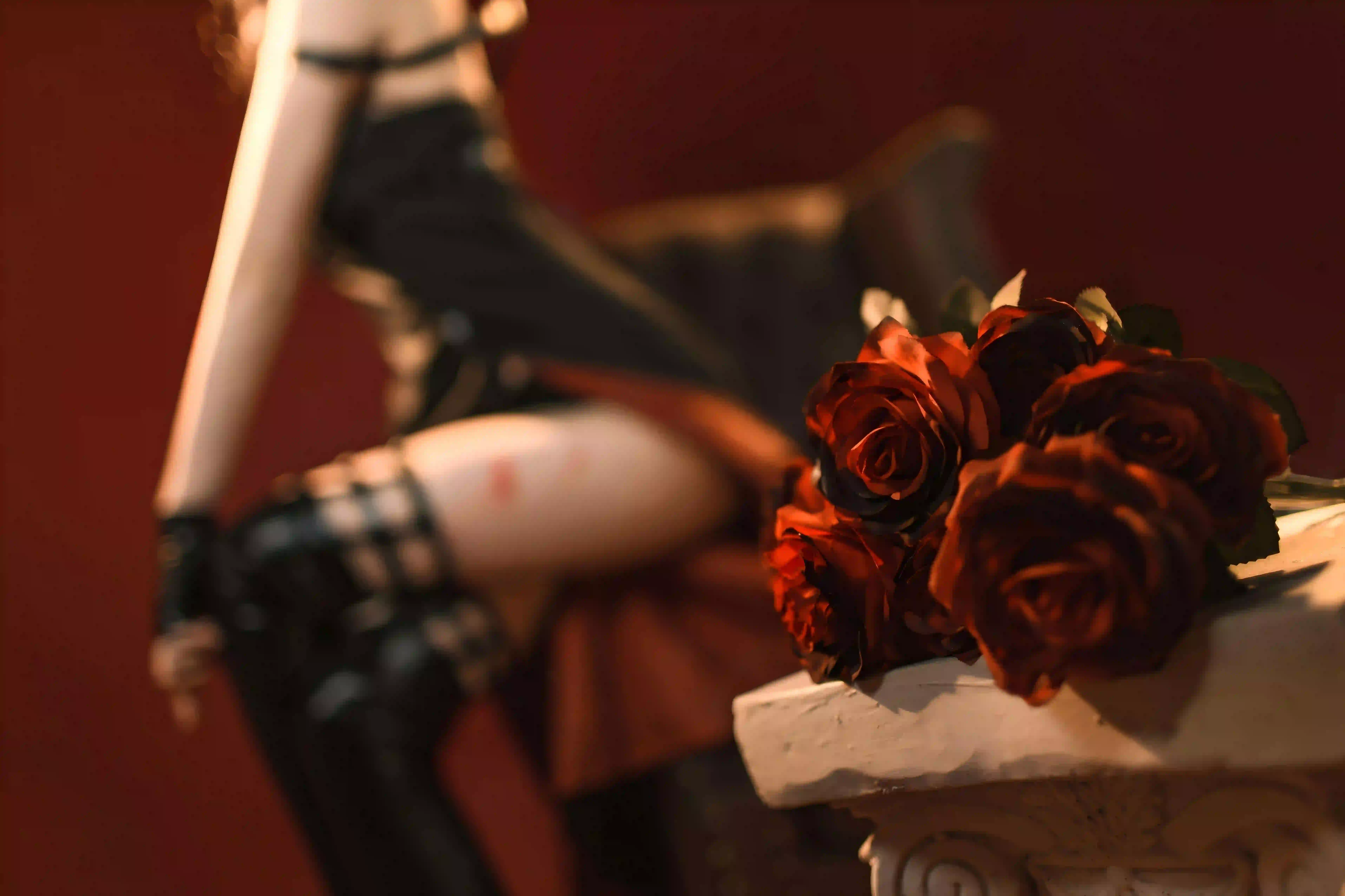 约尔 coser 间谍过家家 长发性感美女 腿部特写