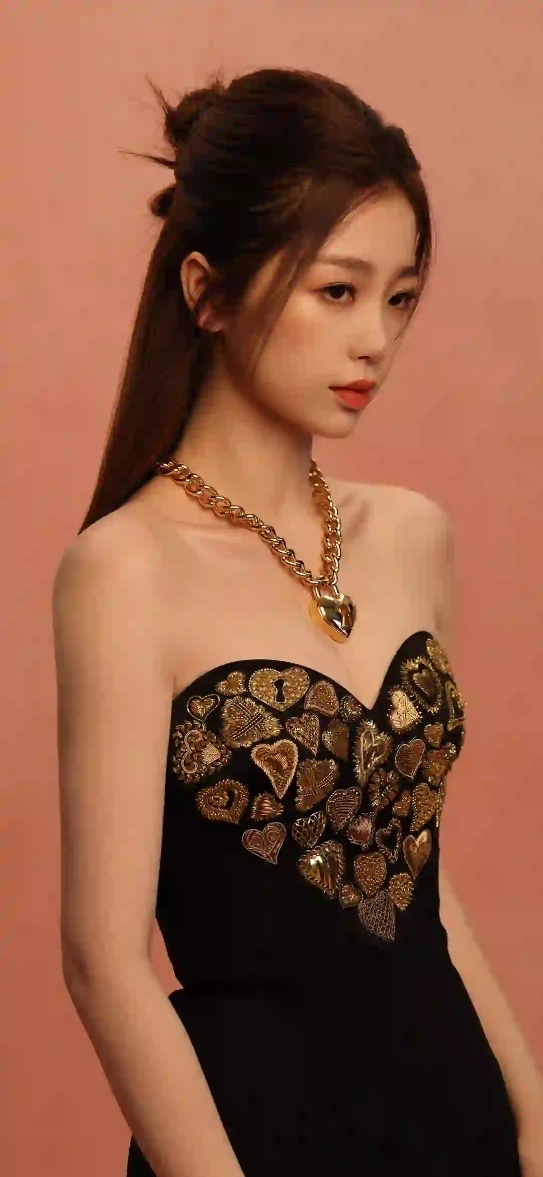 长发美女 性感美女 虞书欣 写真 抹胸