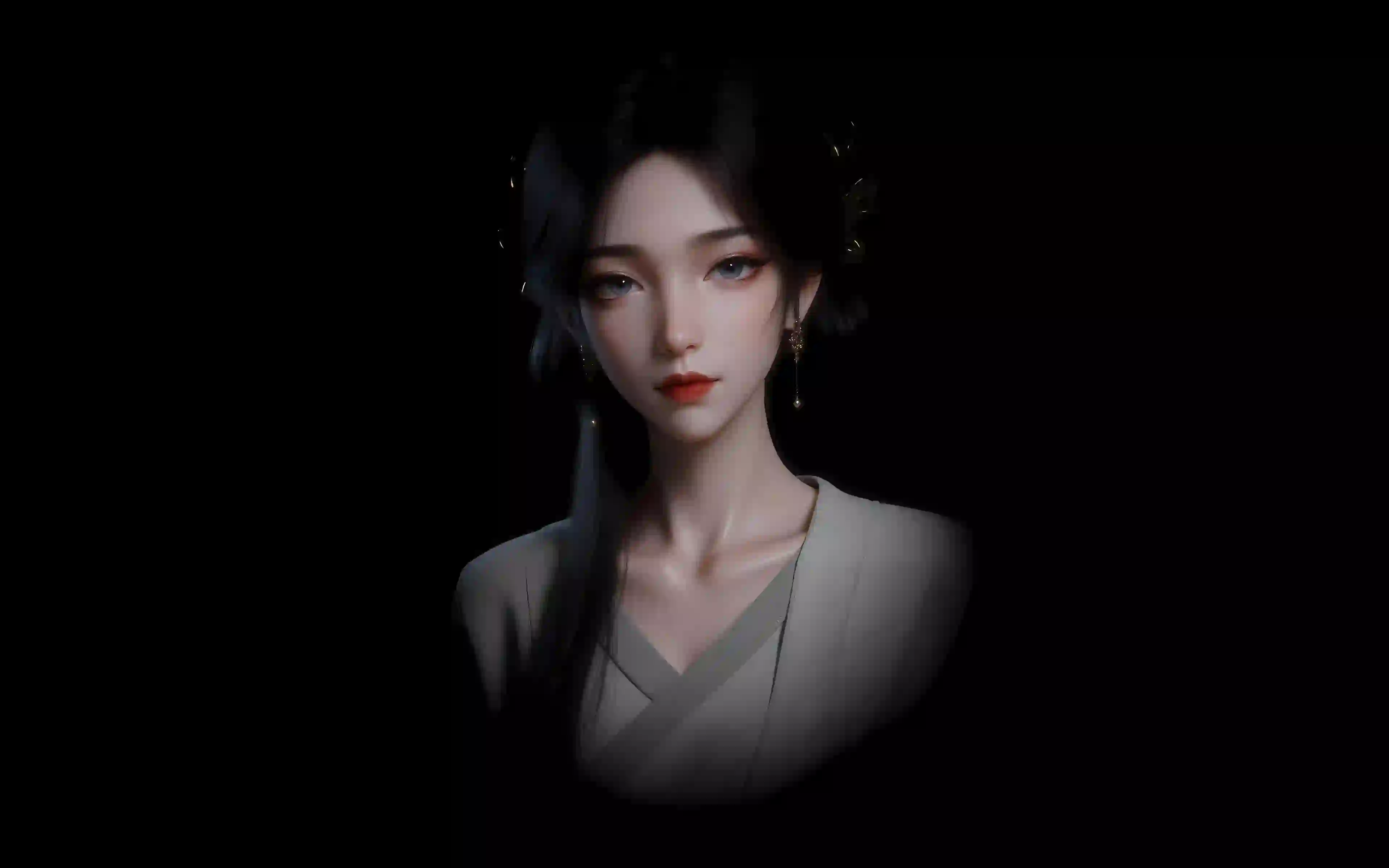 凡人修仙传梅凝 女神 暗黑背景 