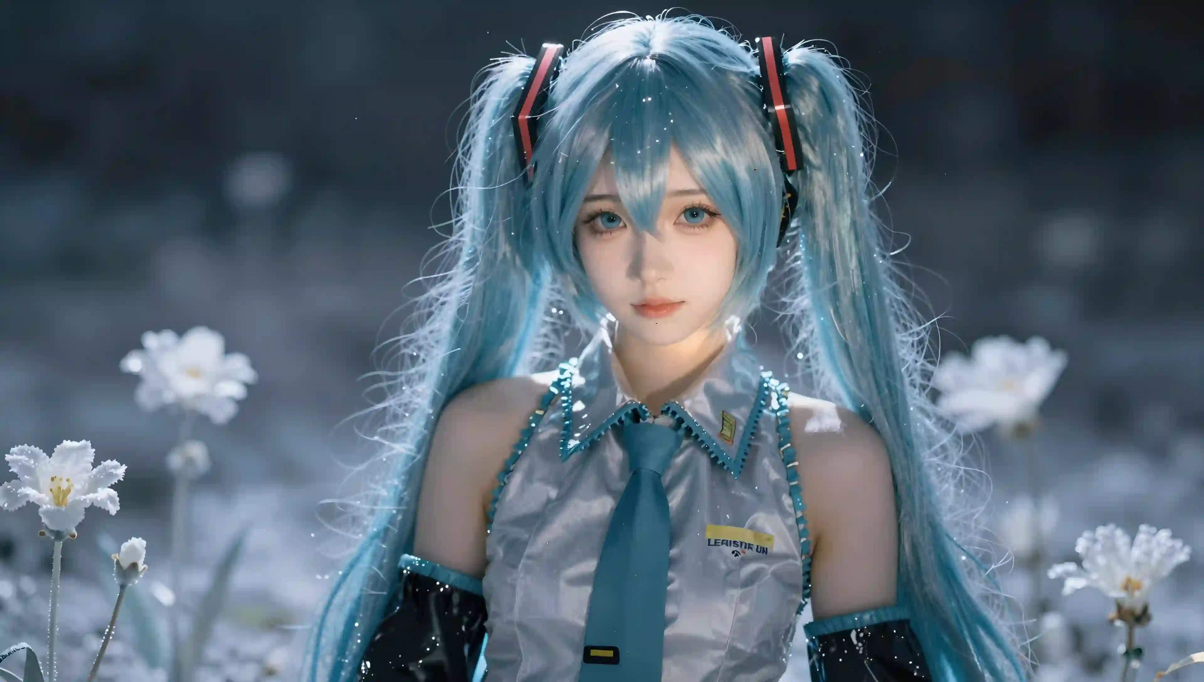 双马尾女孩 初音未来 Coser 花