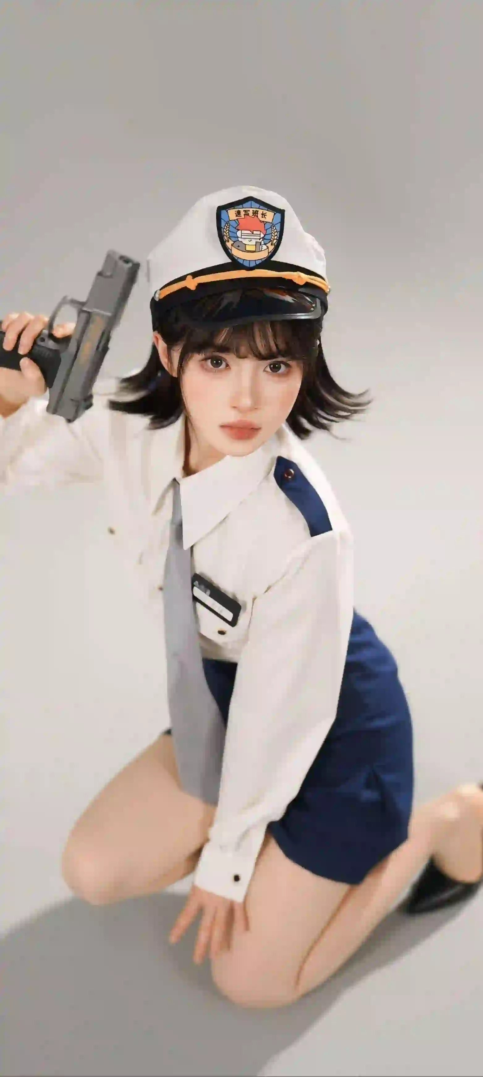 职业穿搭 性感短发美女 