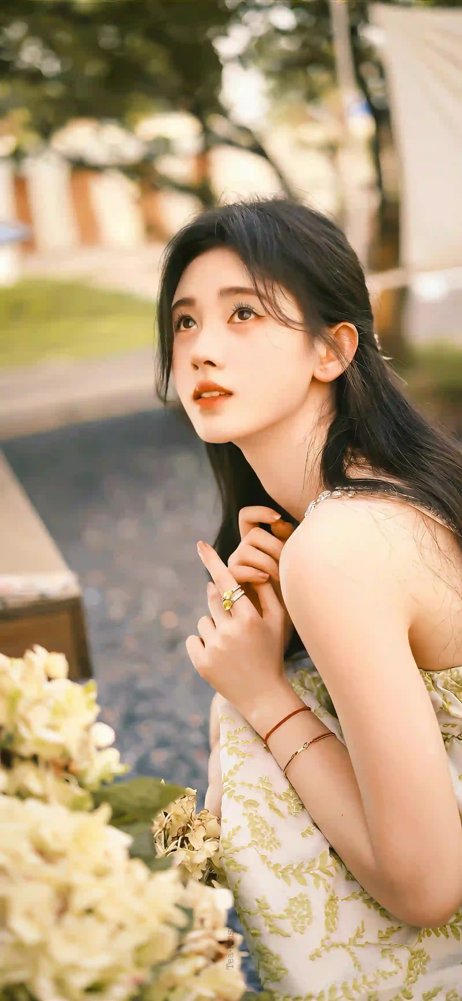 户外写真 清纯美女 鞠婧祎 可爱女孩