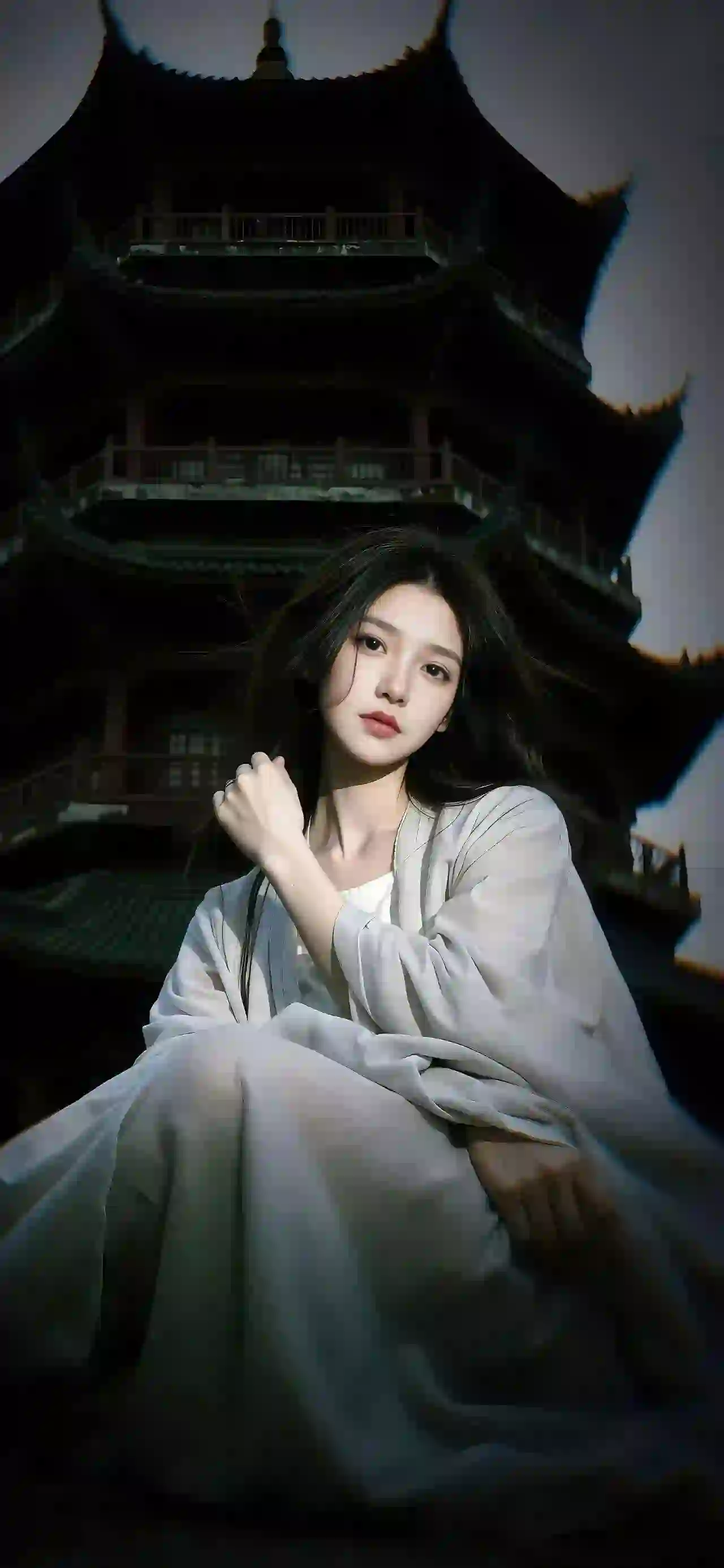 长发古风美女 古风汉服美女