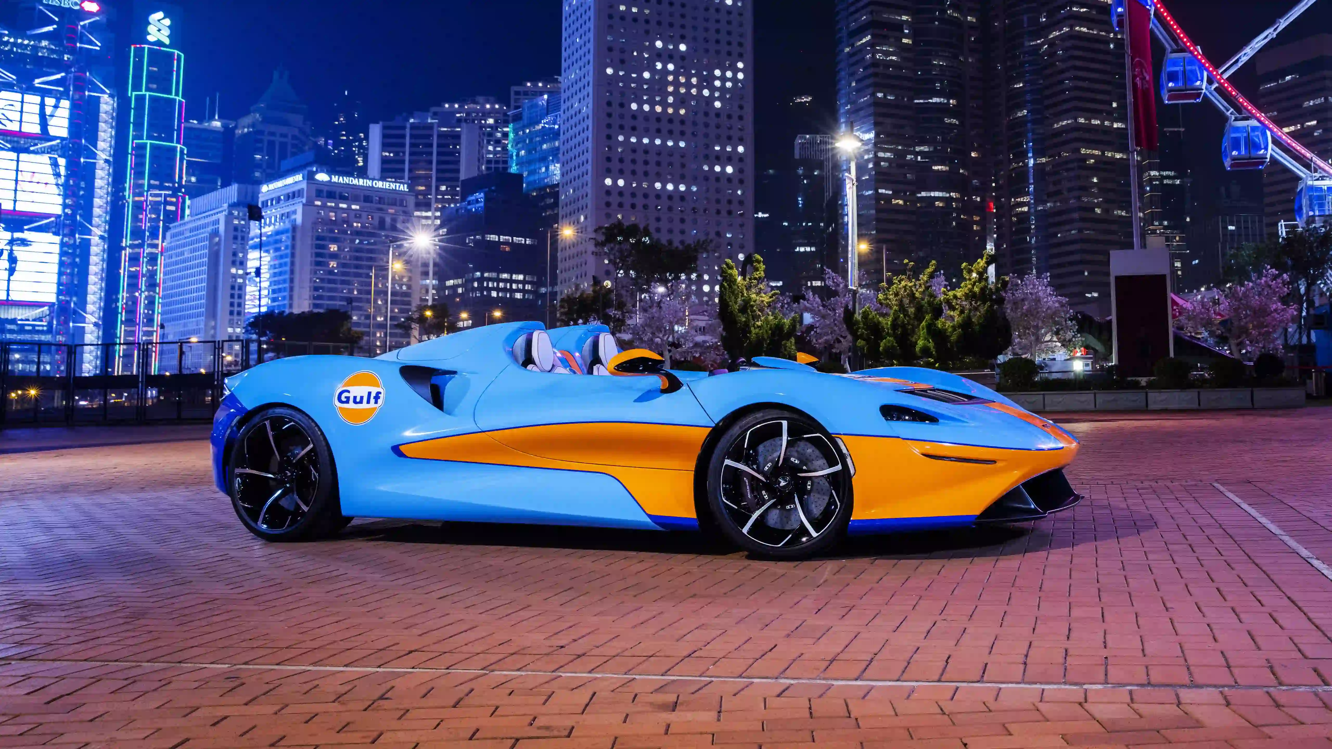 迈凯伦2021 mclaren elva gulf theme 跑车