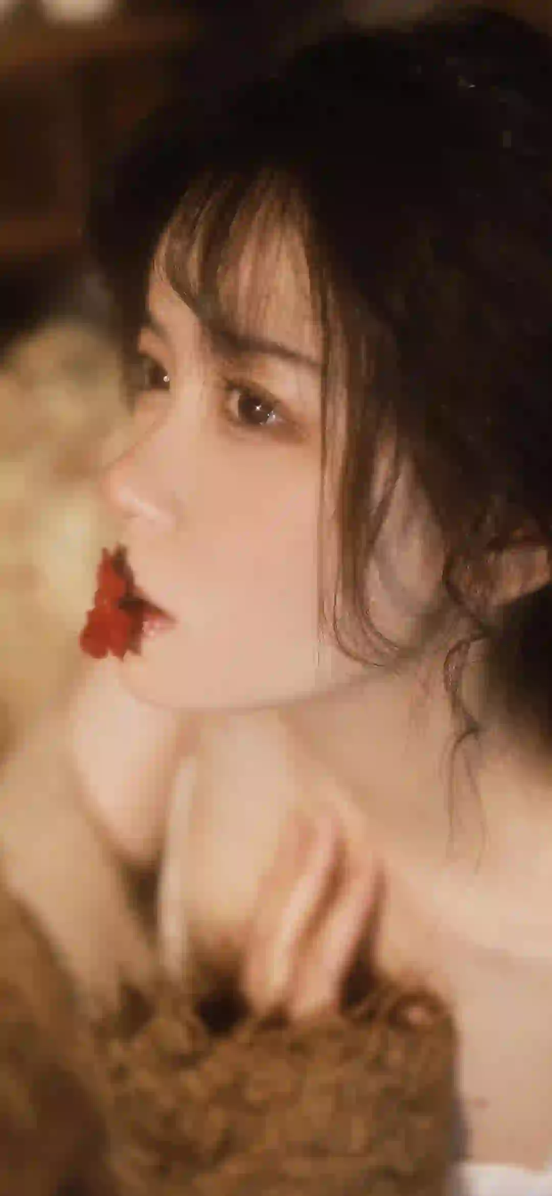 长发清纯美女 唯美 花 性感