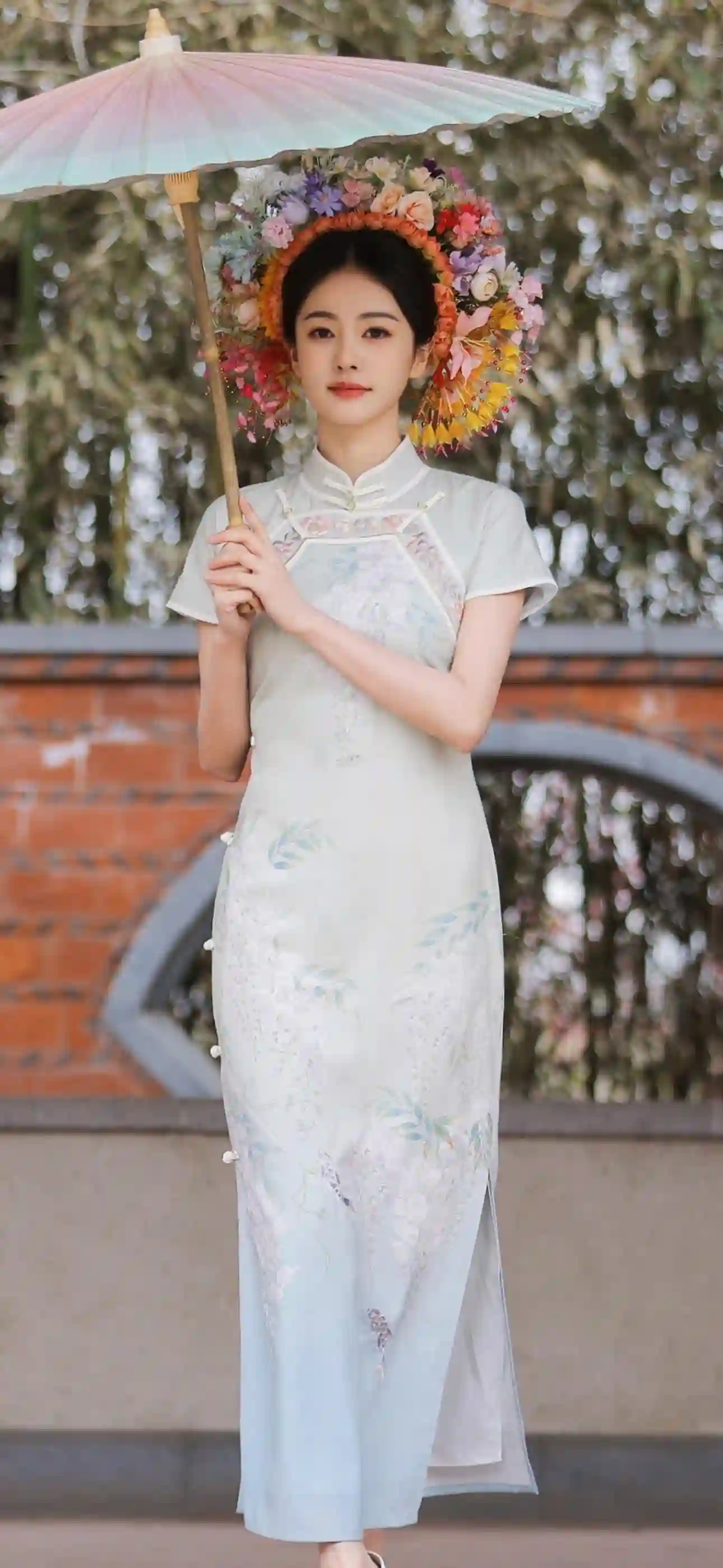 白鹿 汉服古风 旗袍美女 