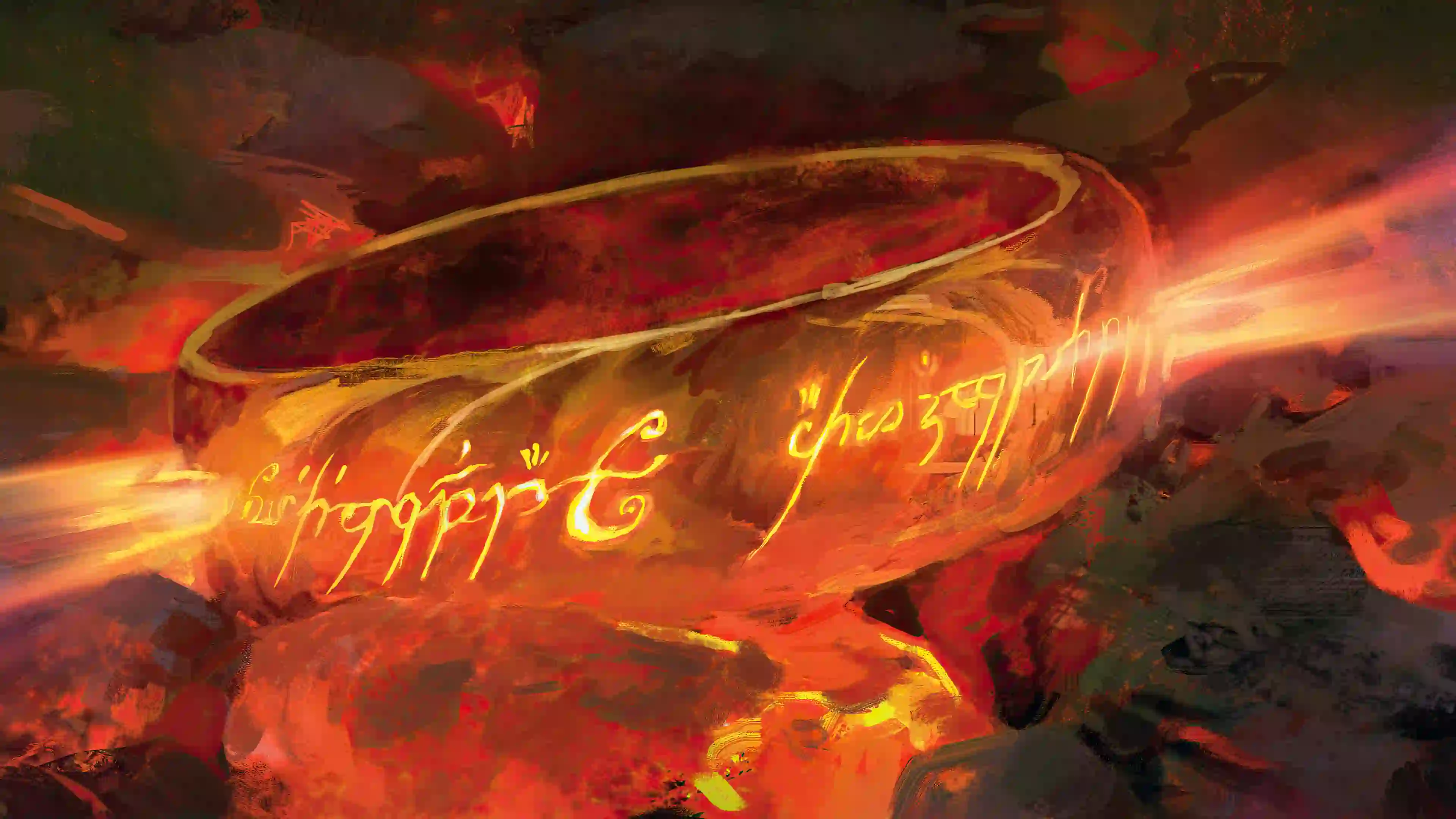 指环王 魔戒 红色指环 魔幻