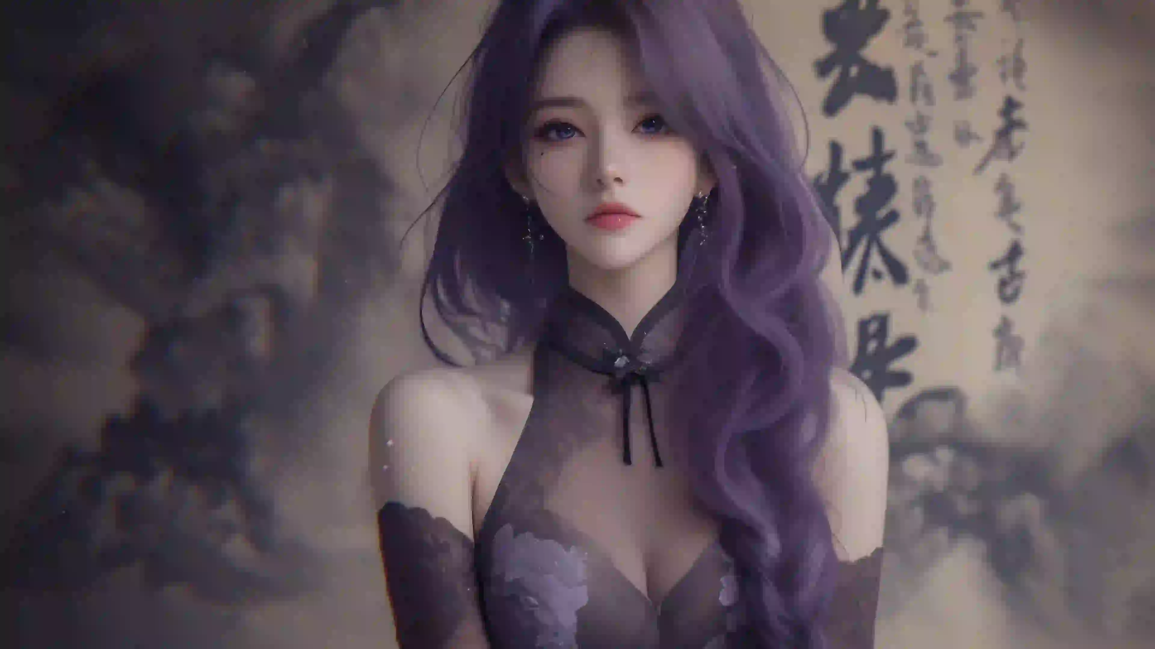 Ai美女 长发美女 ai壁纸 4k壁纸 性感美女 好看的ai美女