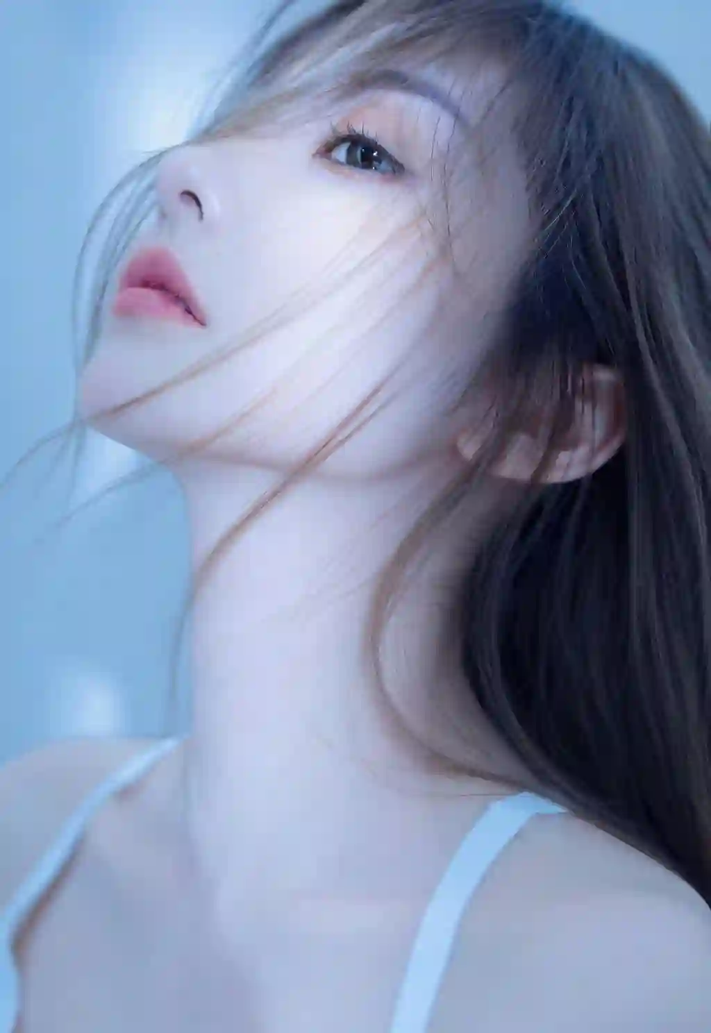 长发美女 性感 吊带 唯美 清纯
