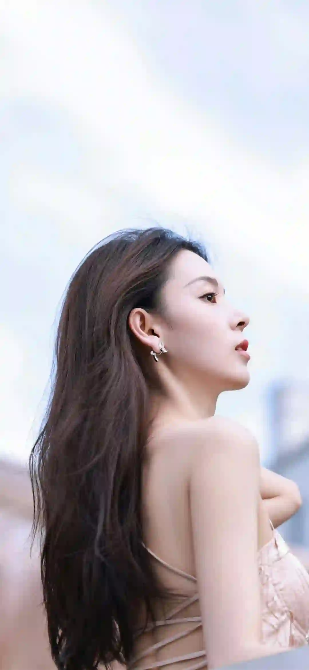 陈瑶 时尚美女 户外写真