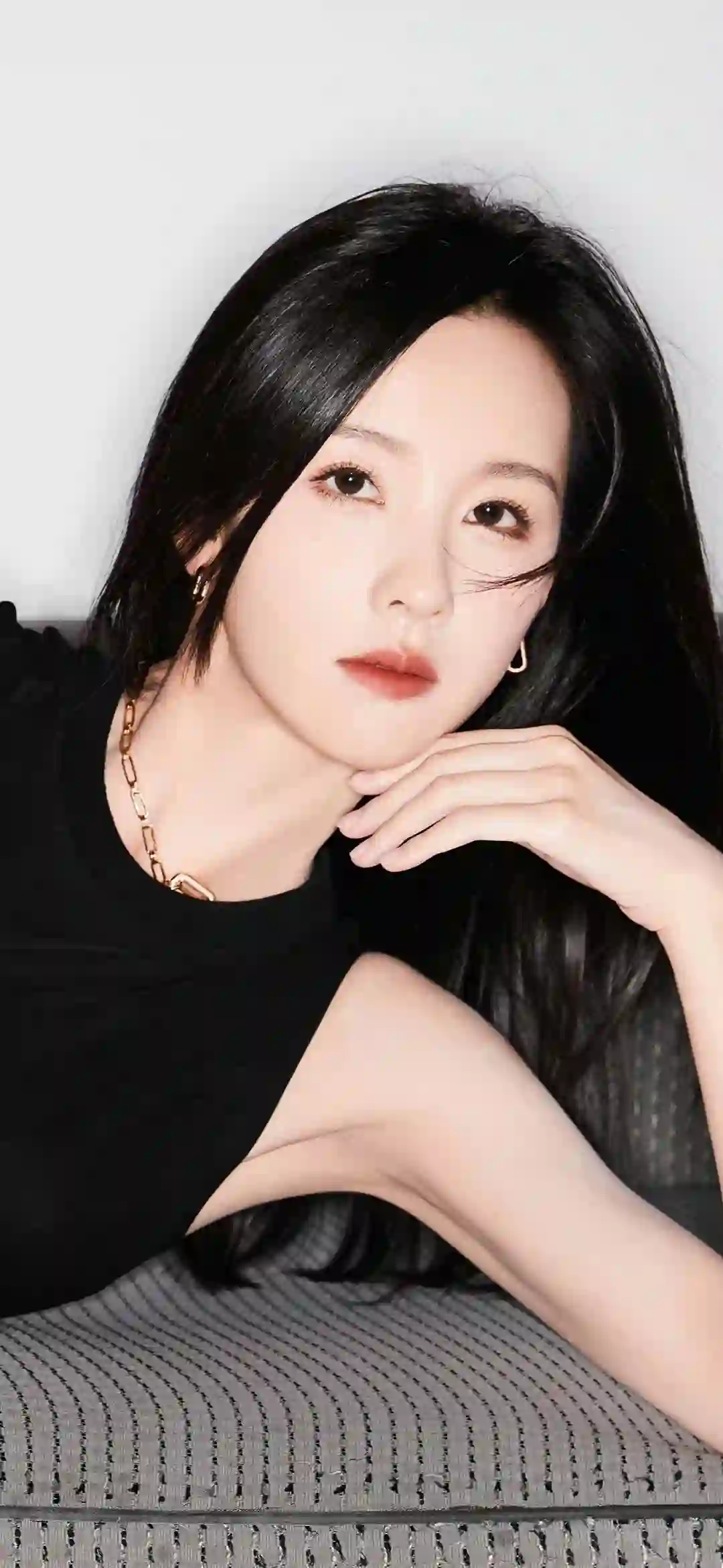 黑色长裙 陈都灵 写真