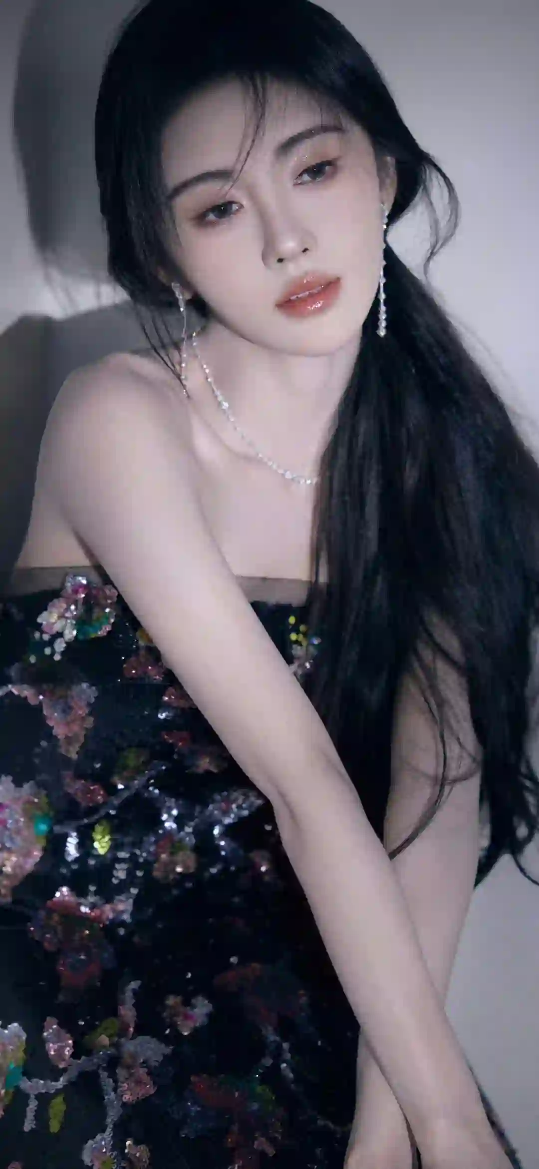 美女明星 鞠婧祎 长发可爱女孩 唯美