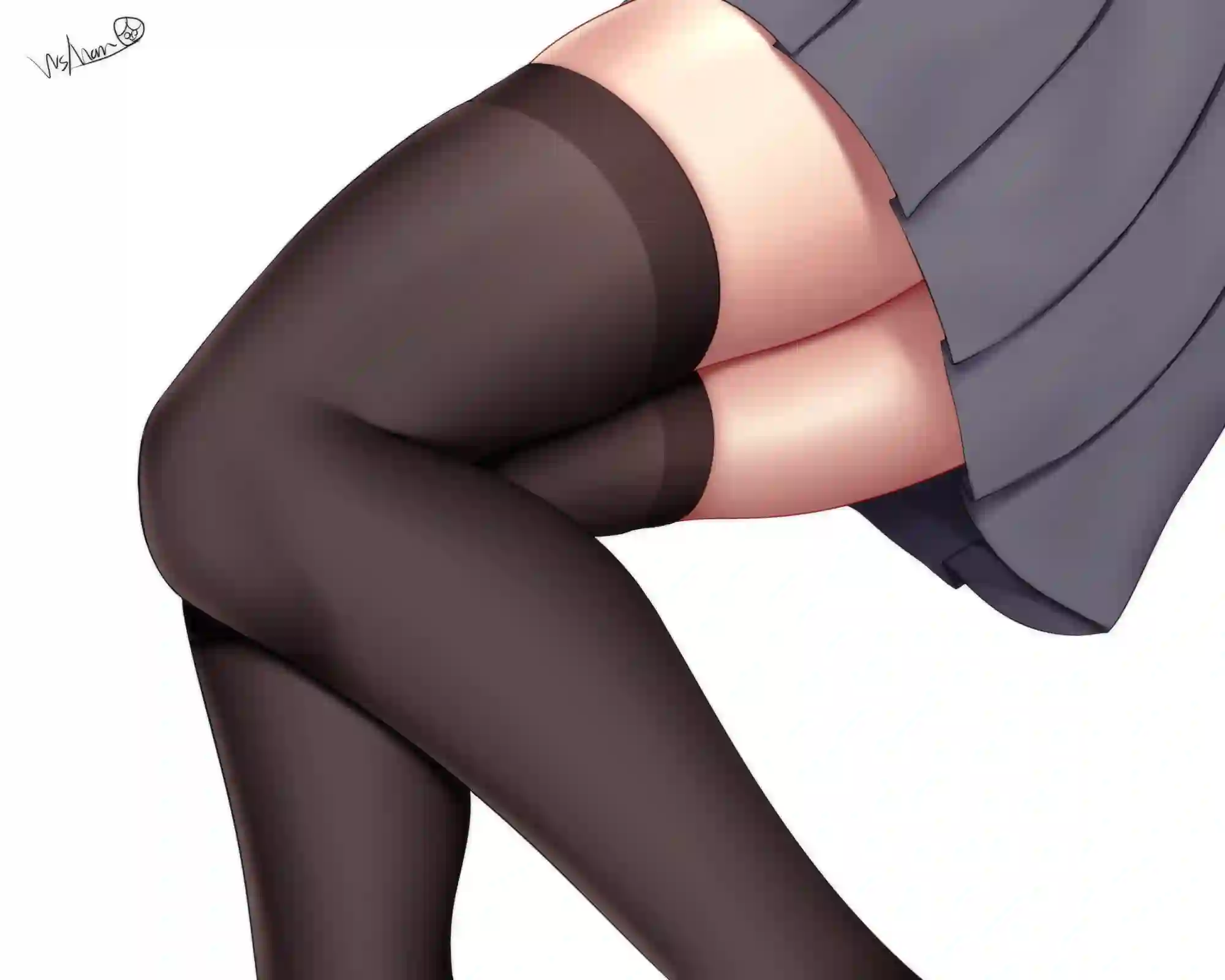 黑色丝袜 jk 动漫 美腿