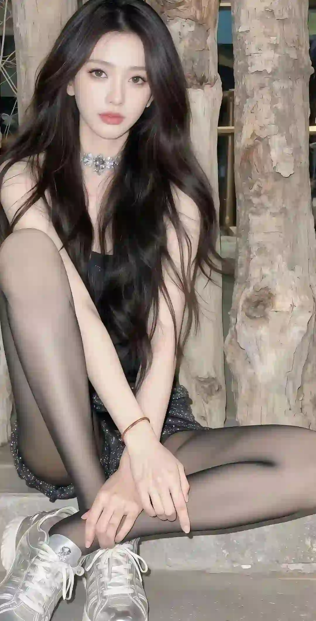 长腿黑丝美女 性感美女