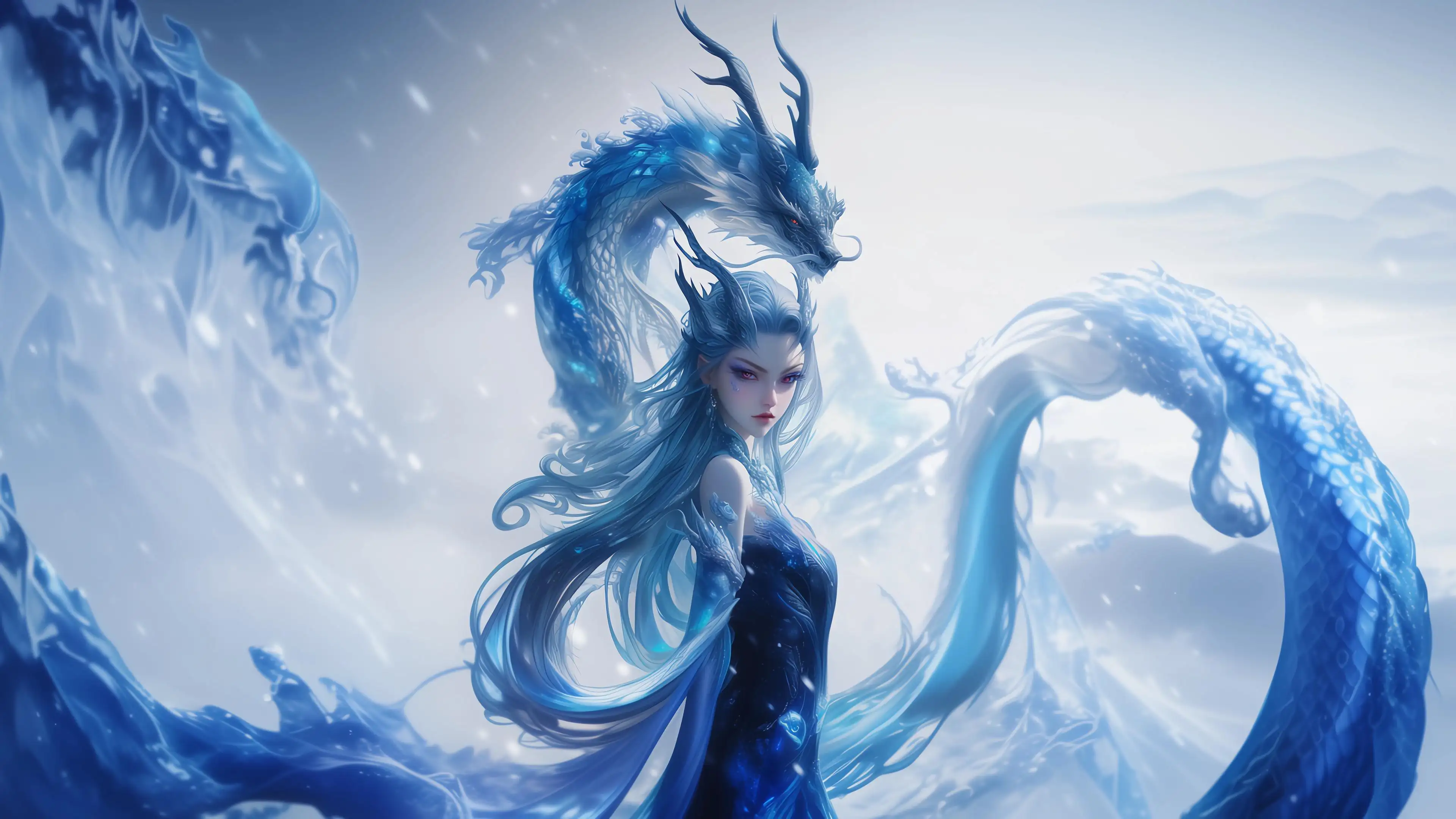 哪吒2｜魔童闹海｜敖闰｜动漫角色｜蓝色