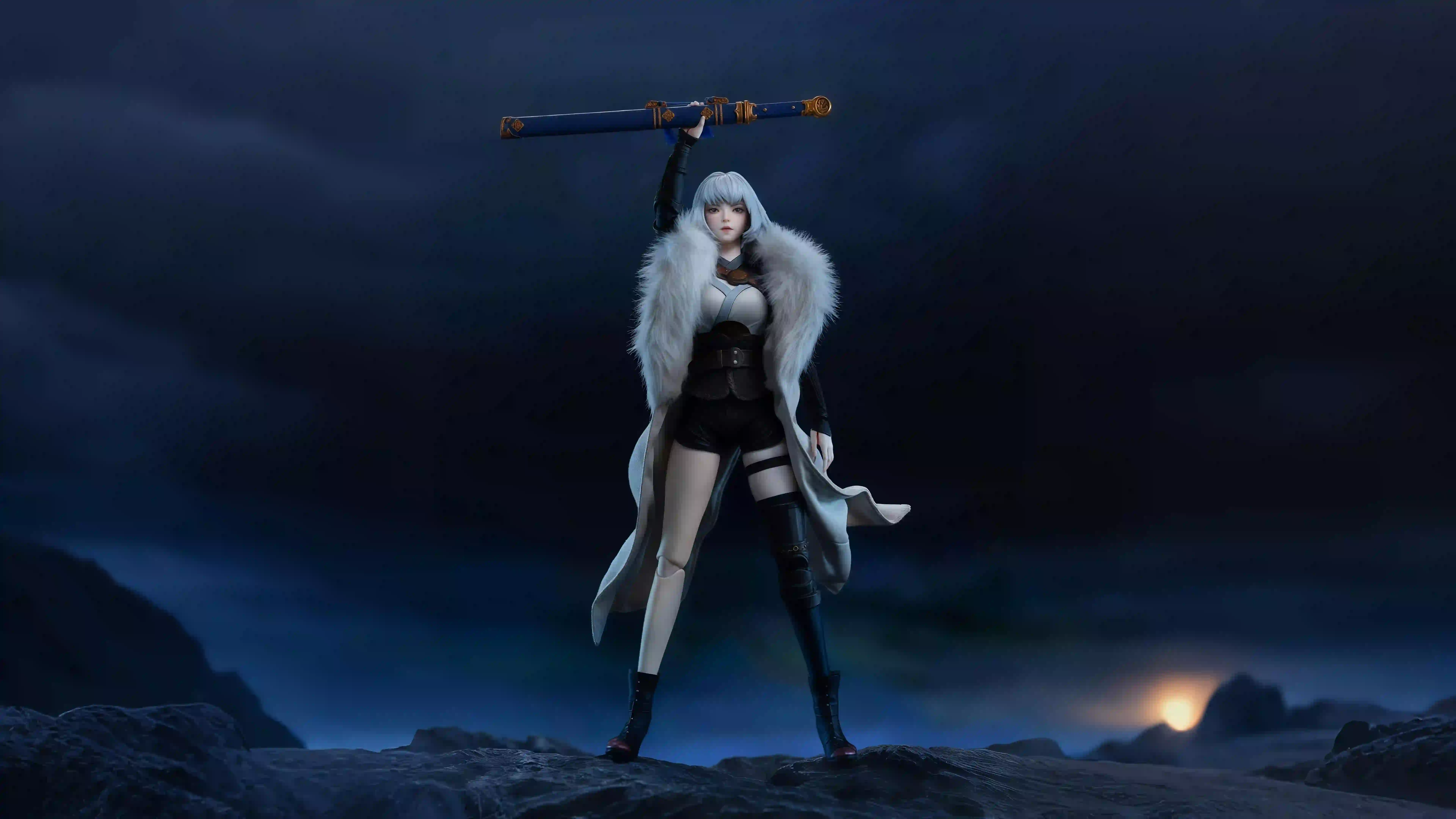 白月魁 唐刀 白发月魁 灵笼 