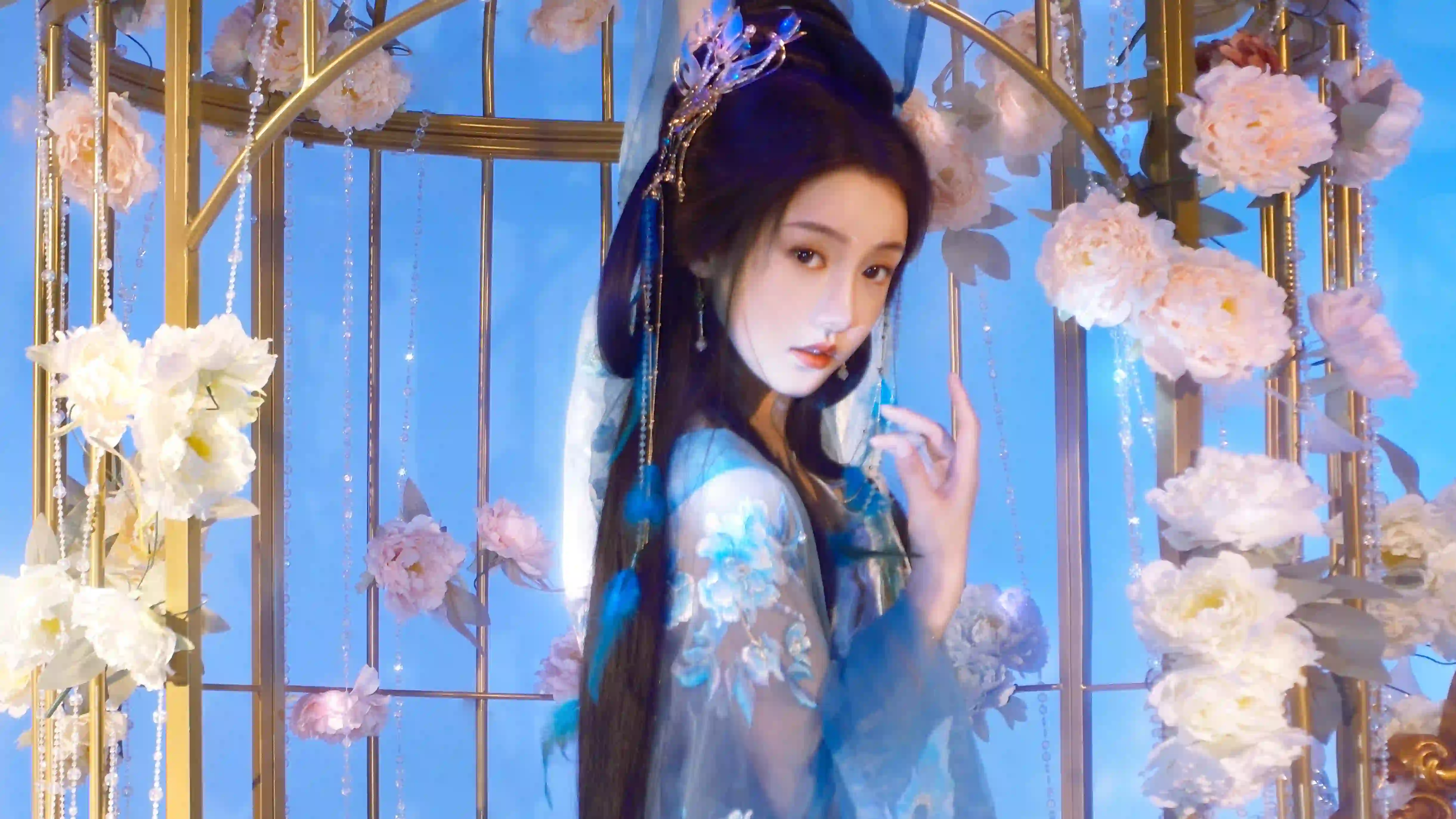 古风美女 汉服美女 长发美女 姜贞羽