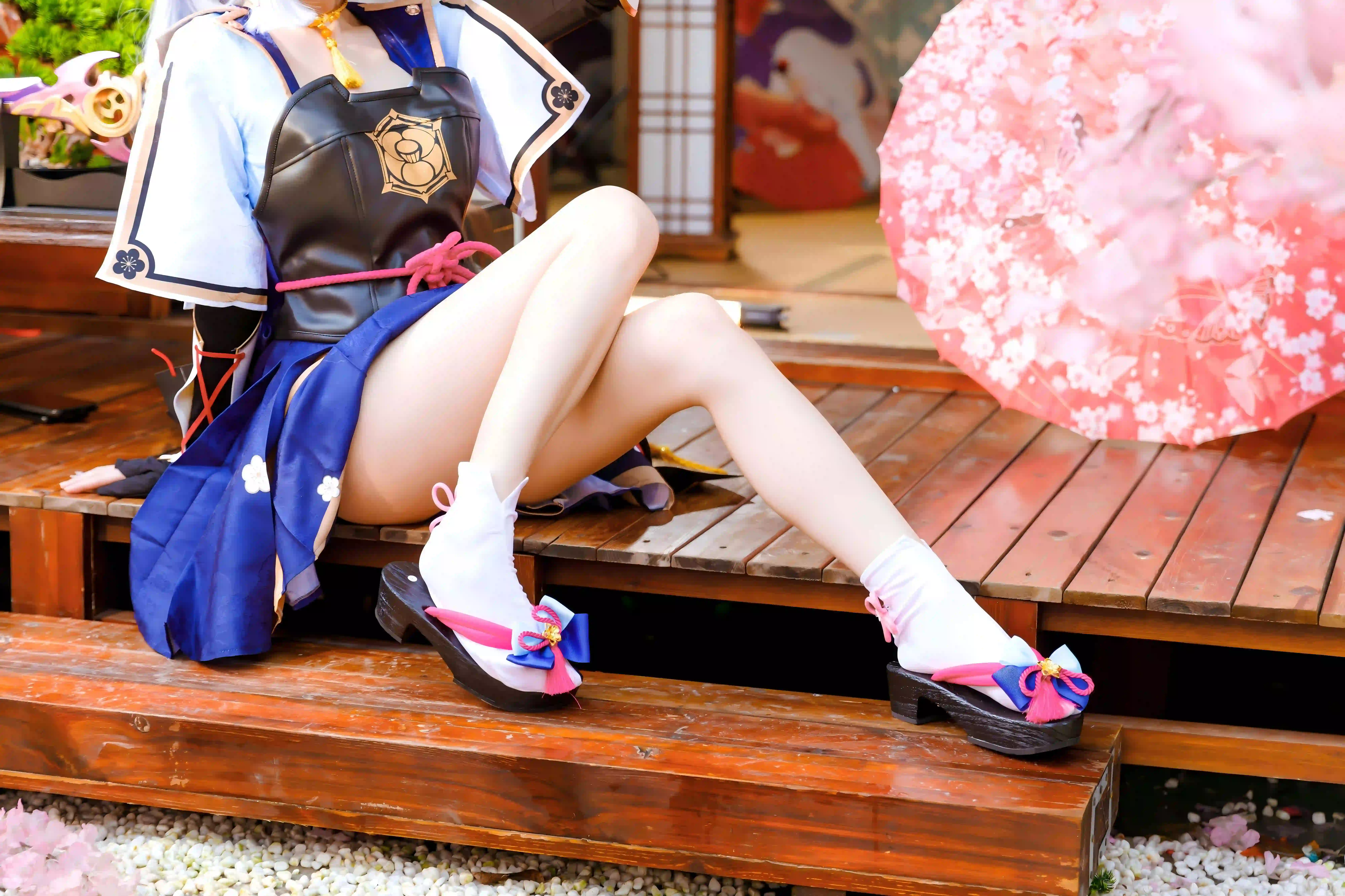 和风 日式风格 长腿美女 居家写真 日式建筑 腿部特写