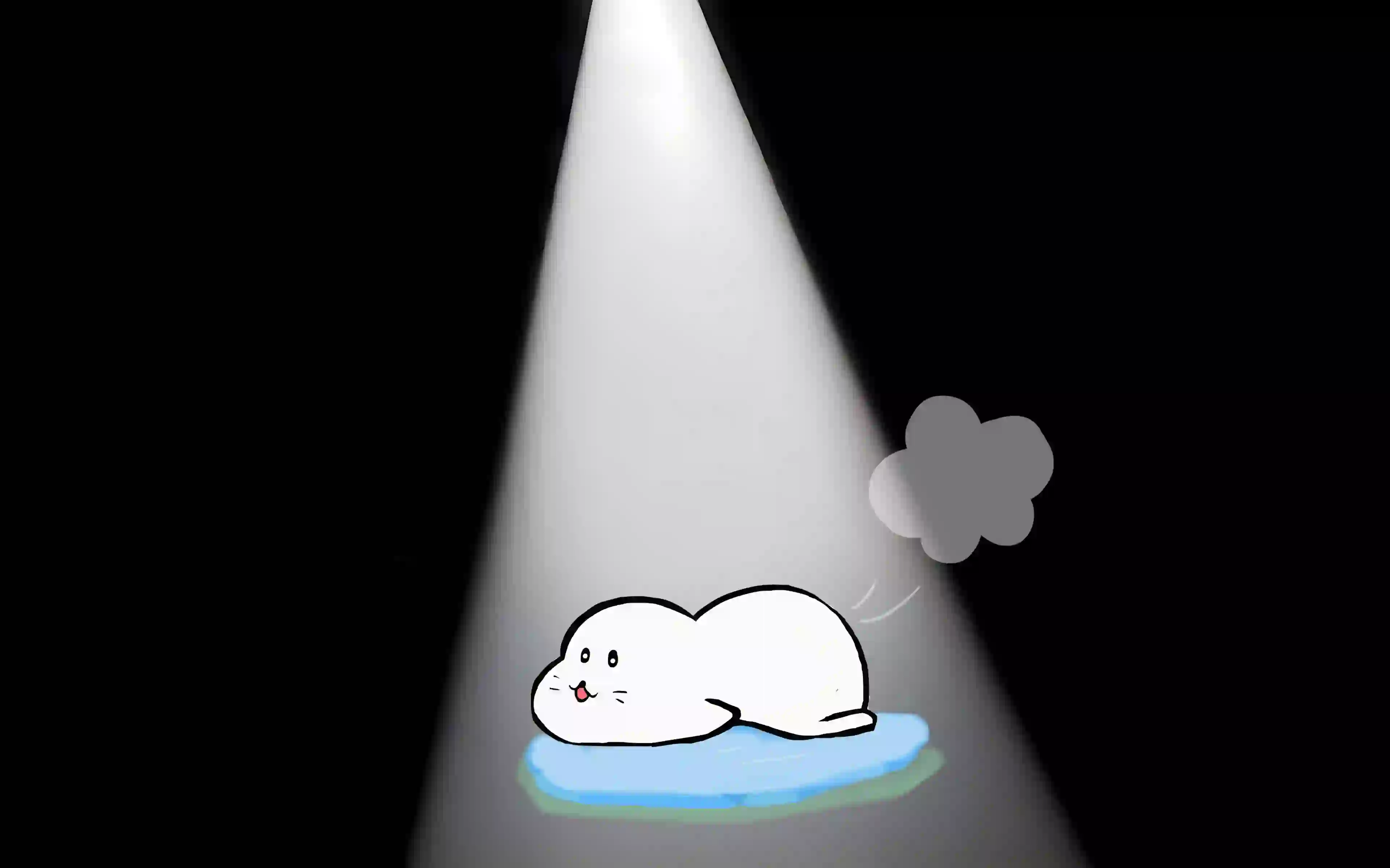 小懒豹 光影 灯光 极简壁纸 灯光 可爱