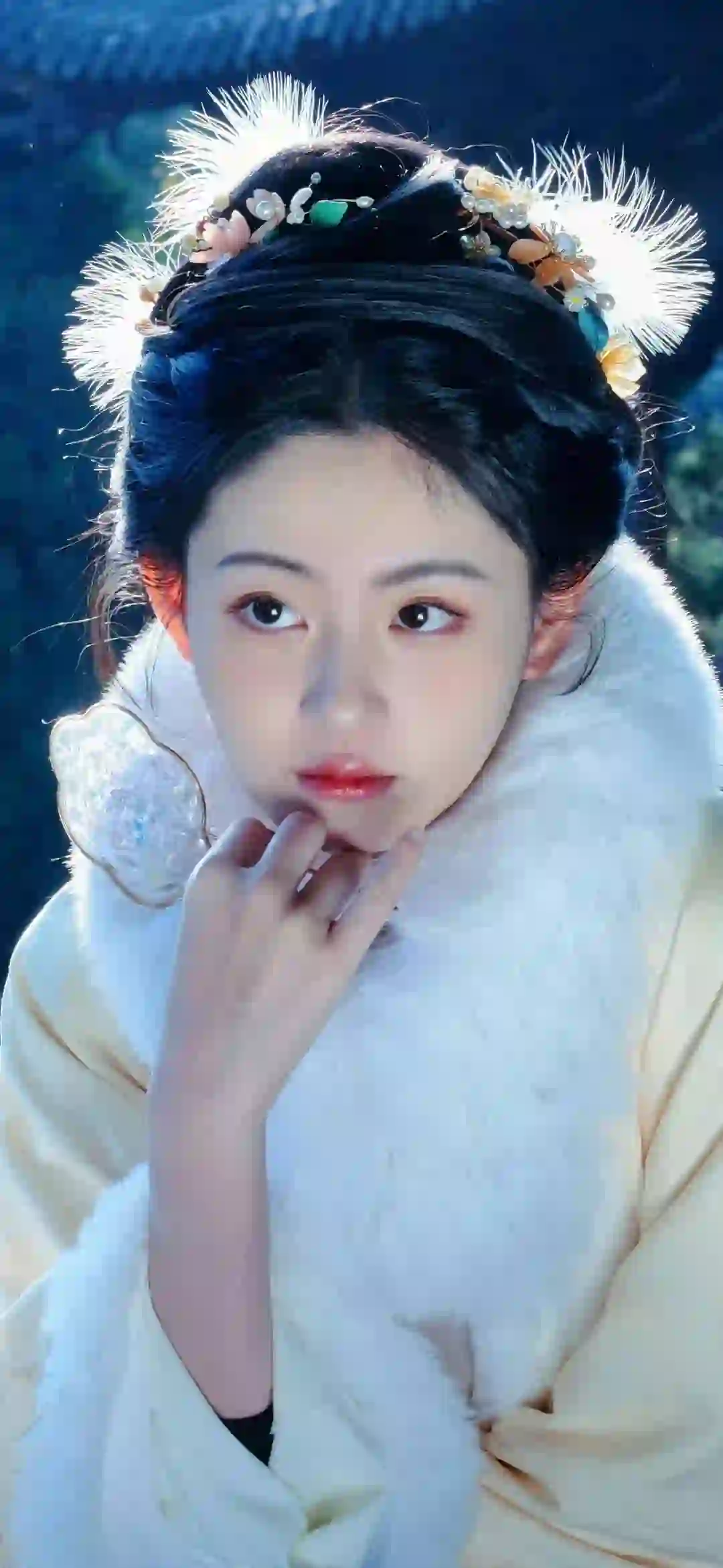 明星 赵晴 长发美女 可爱 可爱女孩