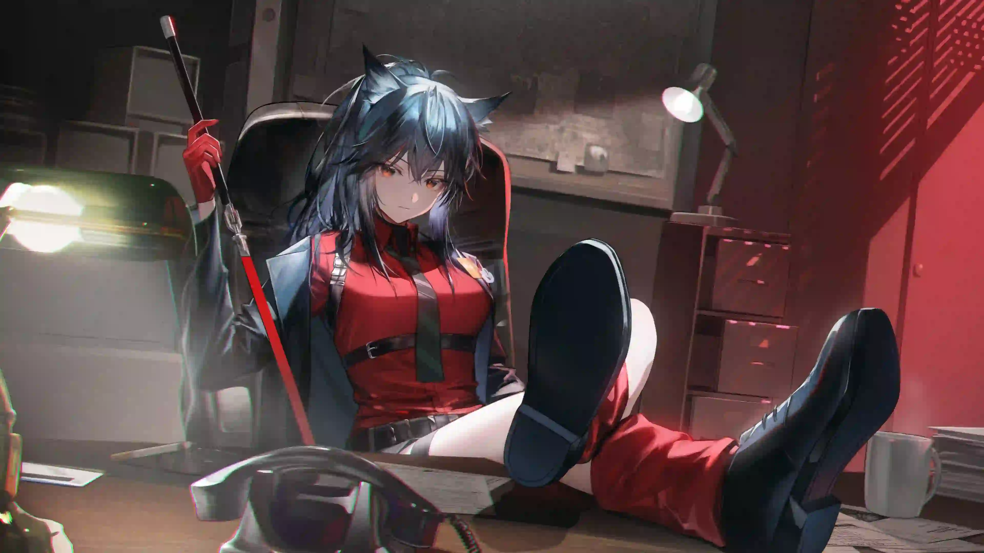 动漫女孩 二次元女孩 剑士
