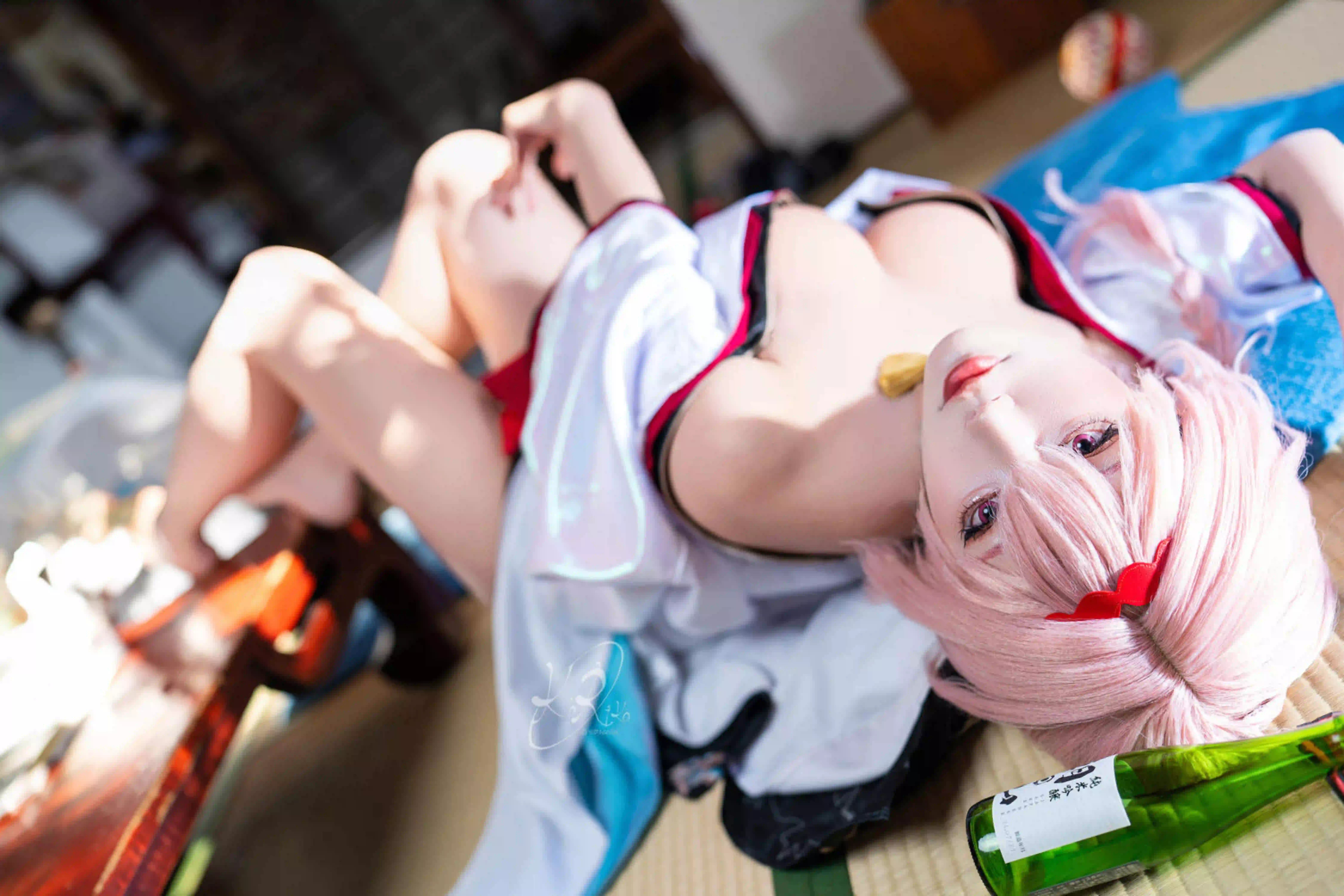 长发美女 coser 日式风格 妖刀 性感美女 和服 