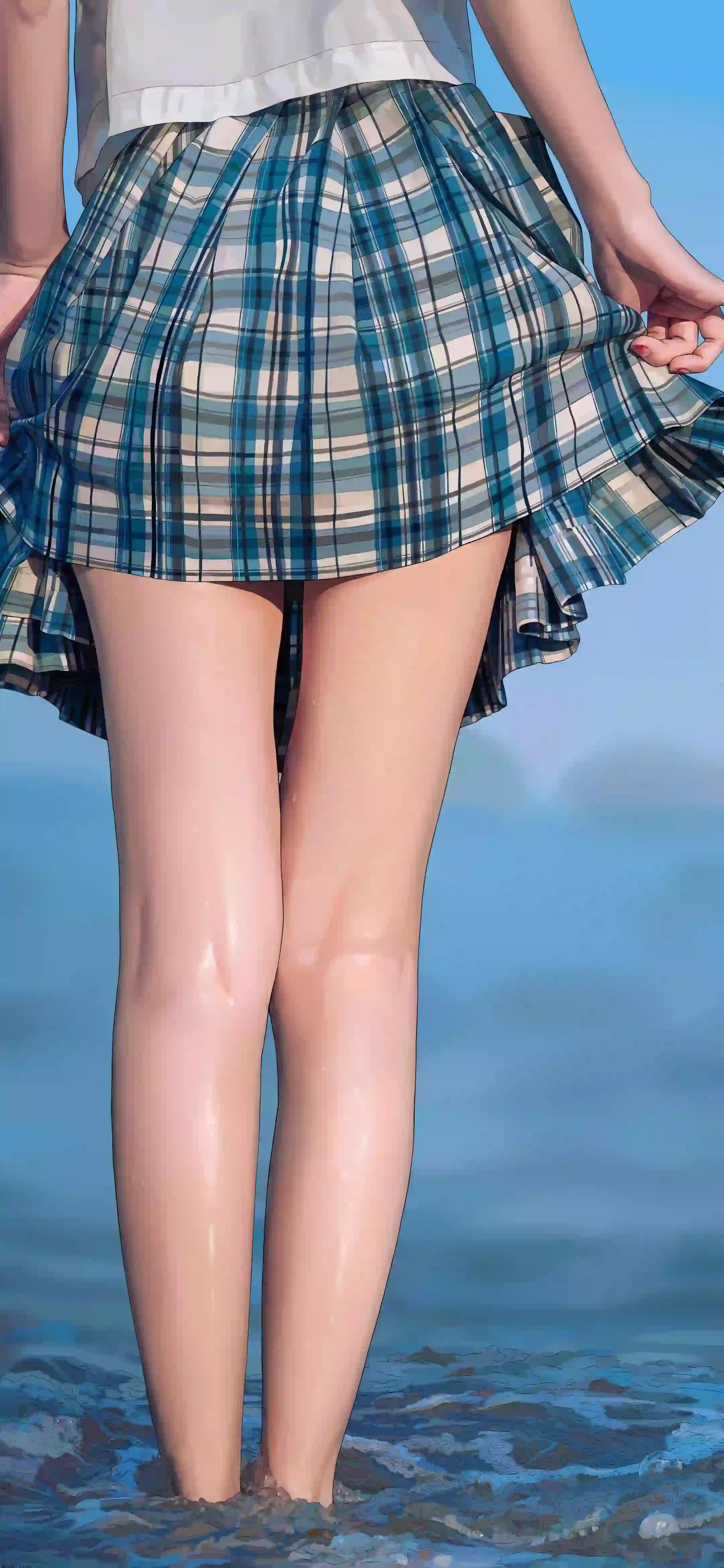 jk 长腿 海水