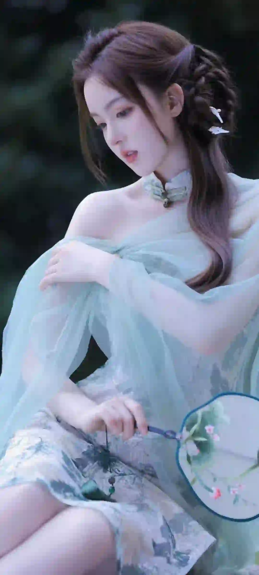 古风女孩 小清新 长腿美女 旗袍美女