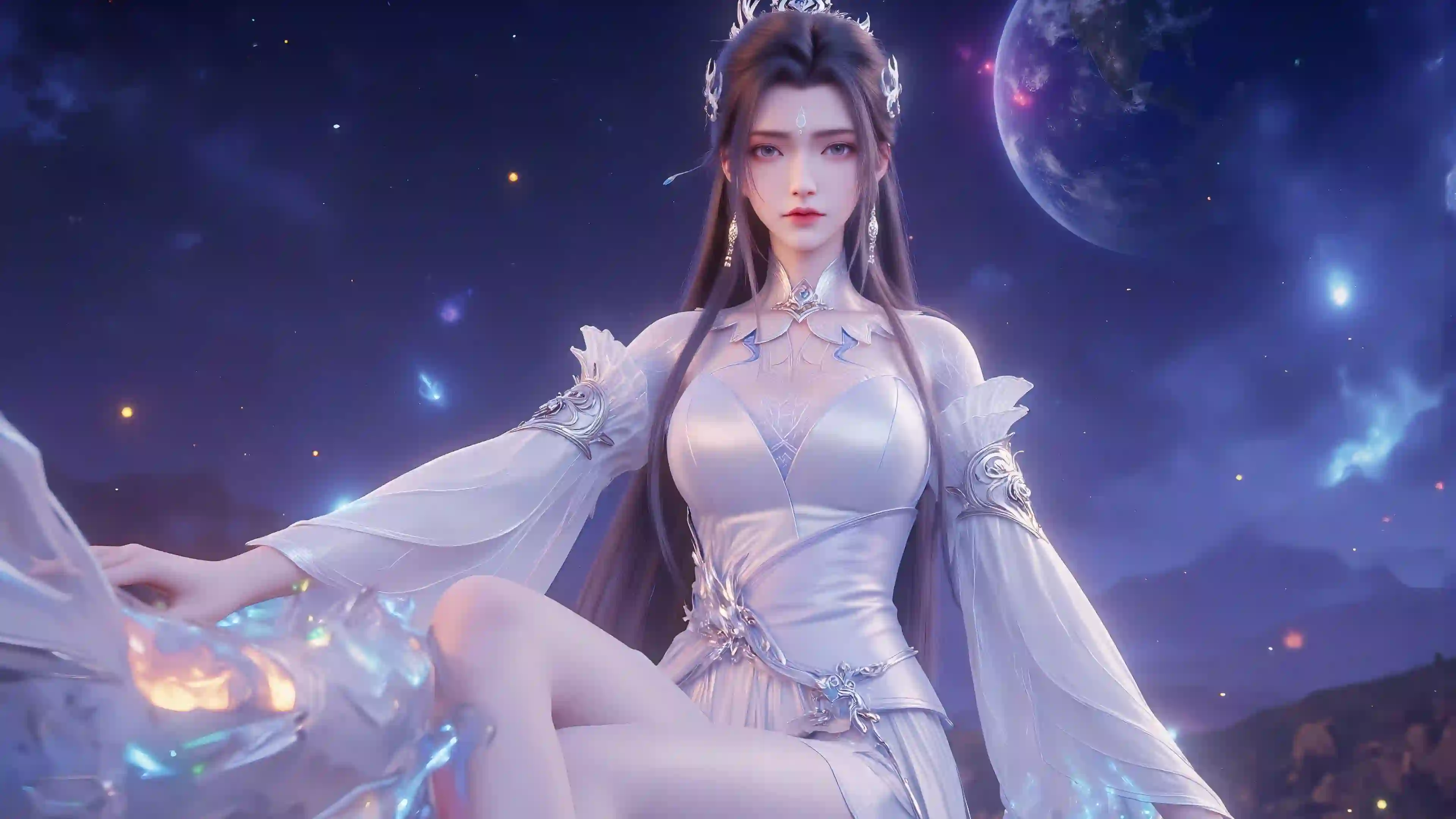 诛仙角色 陆雪琪 长发美女 冰冷仙子 星球