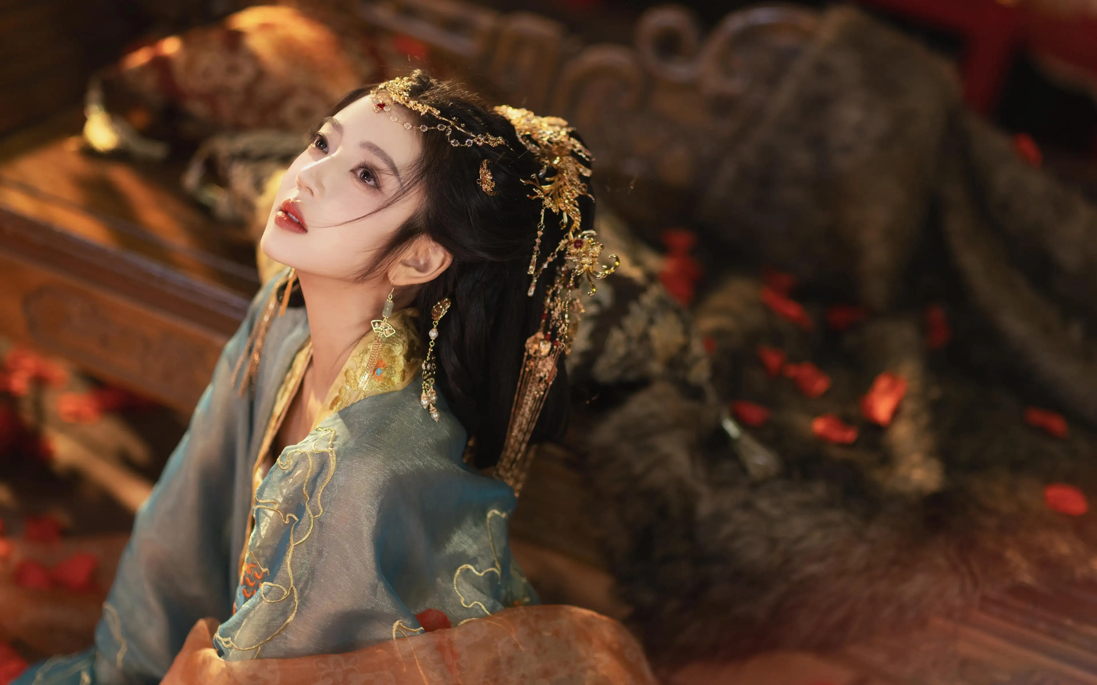 古风美女何瑞贤4K高清壁纸 