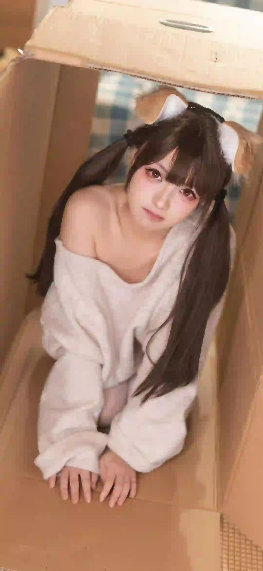 可爱女孩 双马尾女孩 可爱猫耳女孩