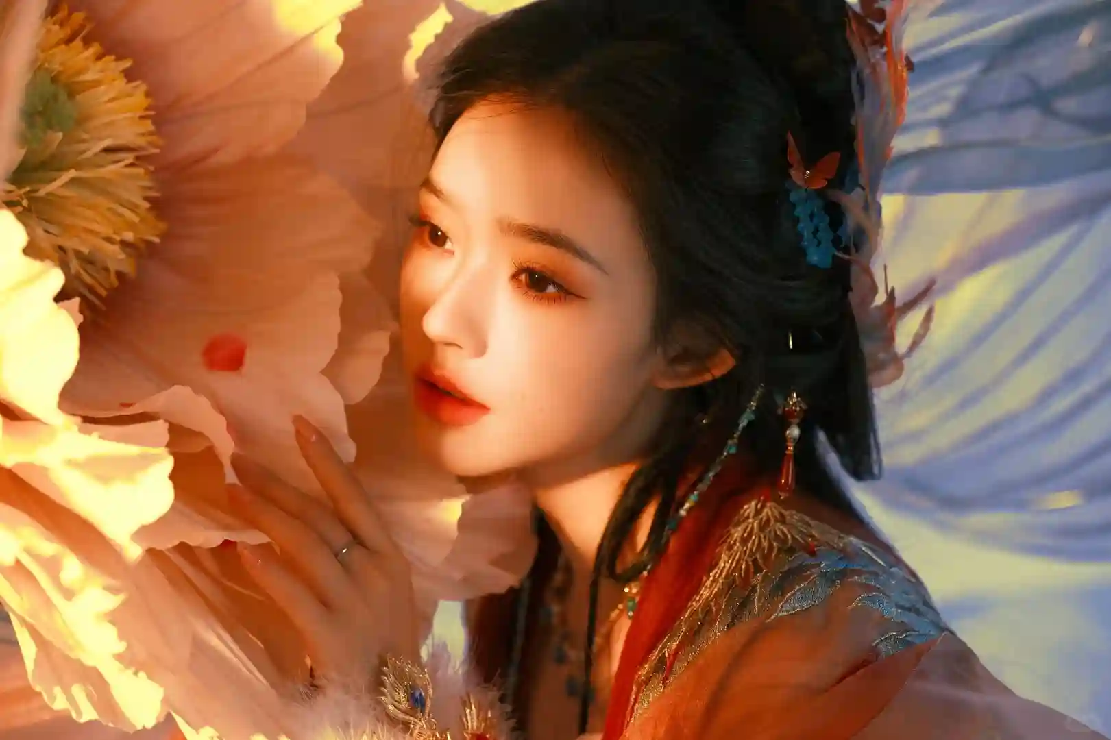长发古风美女 林允 汉服古装