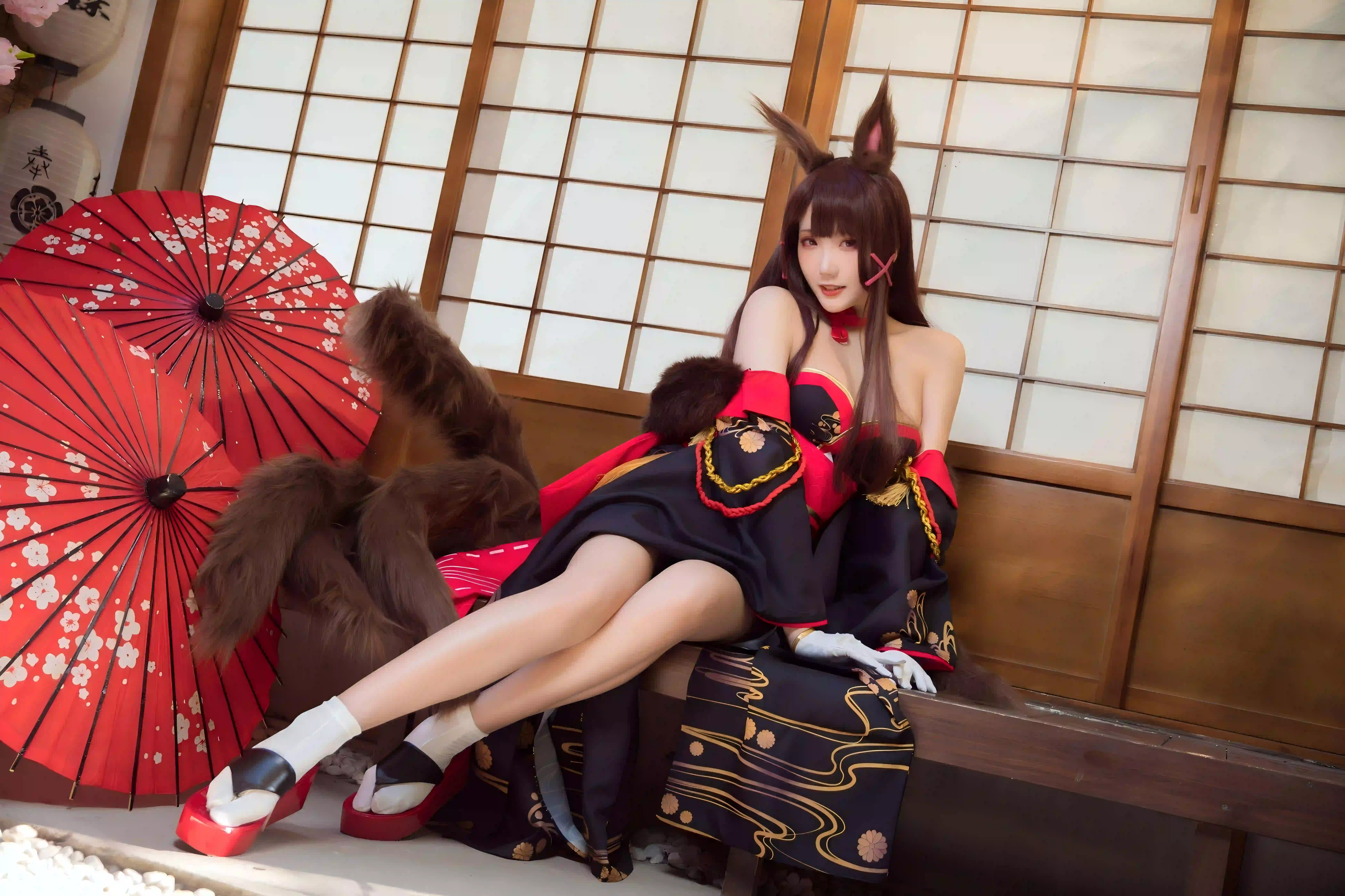 日式风格 和风 抹胸 性感美女 长腿美女
