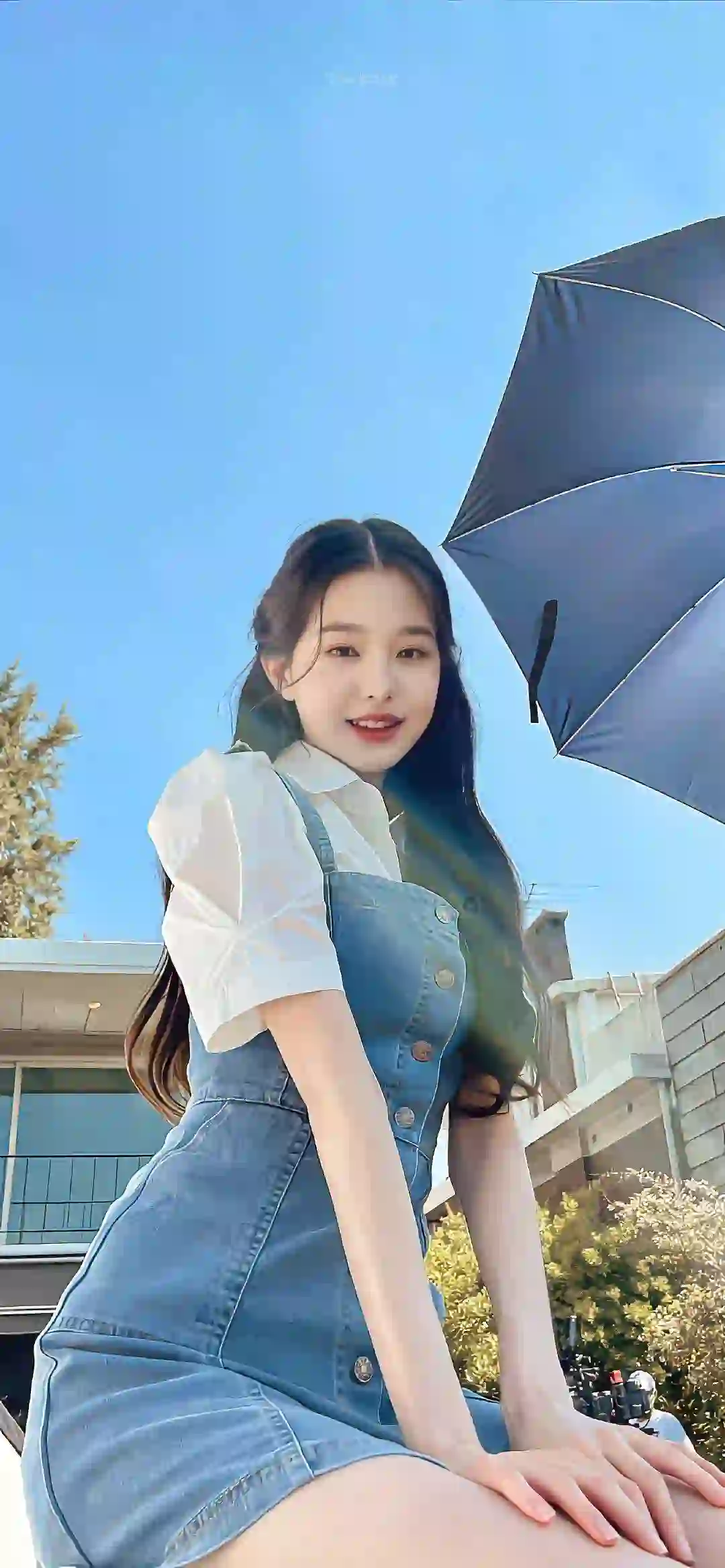 牛仔穿搭 张元英