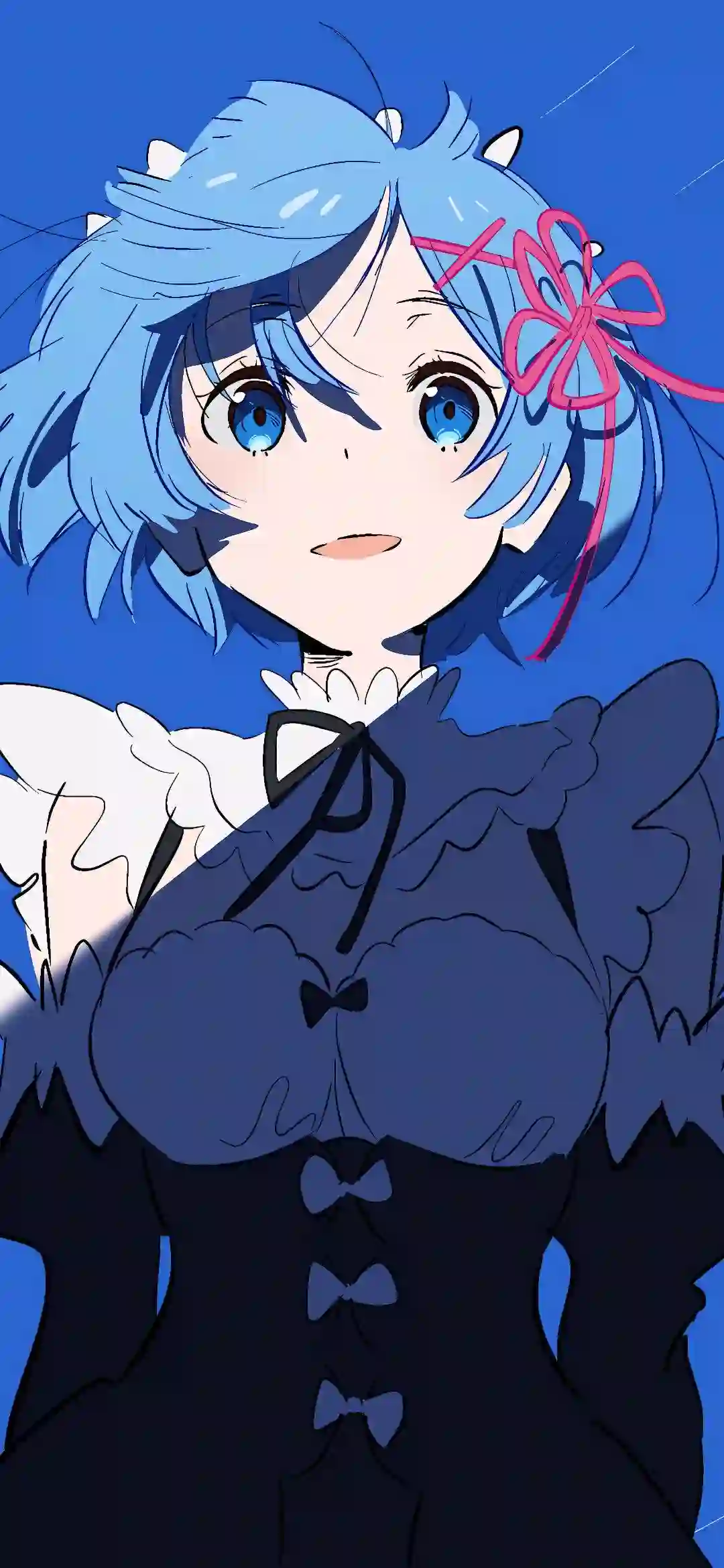 雷姆 动漫壁纸 蓝发少女 女仆装 Re:Zero