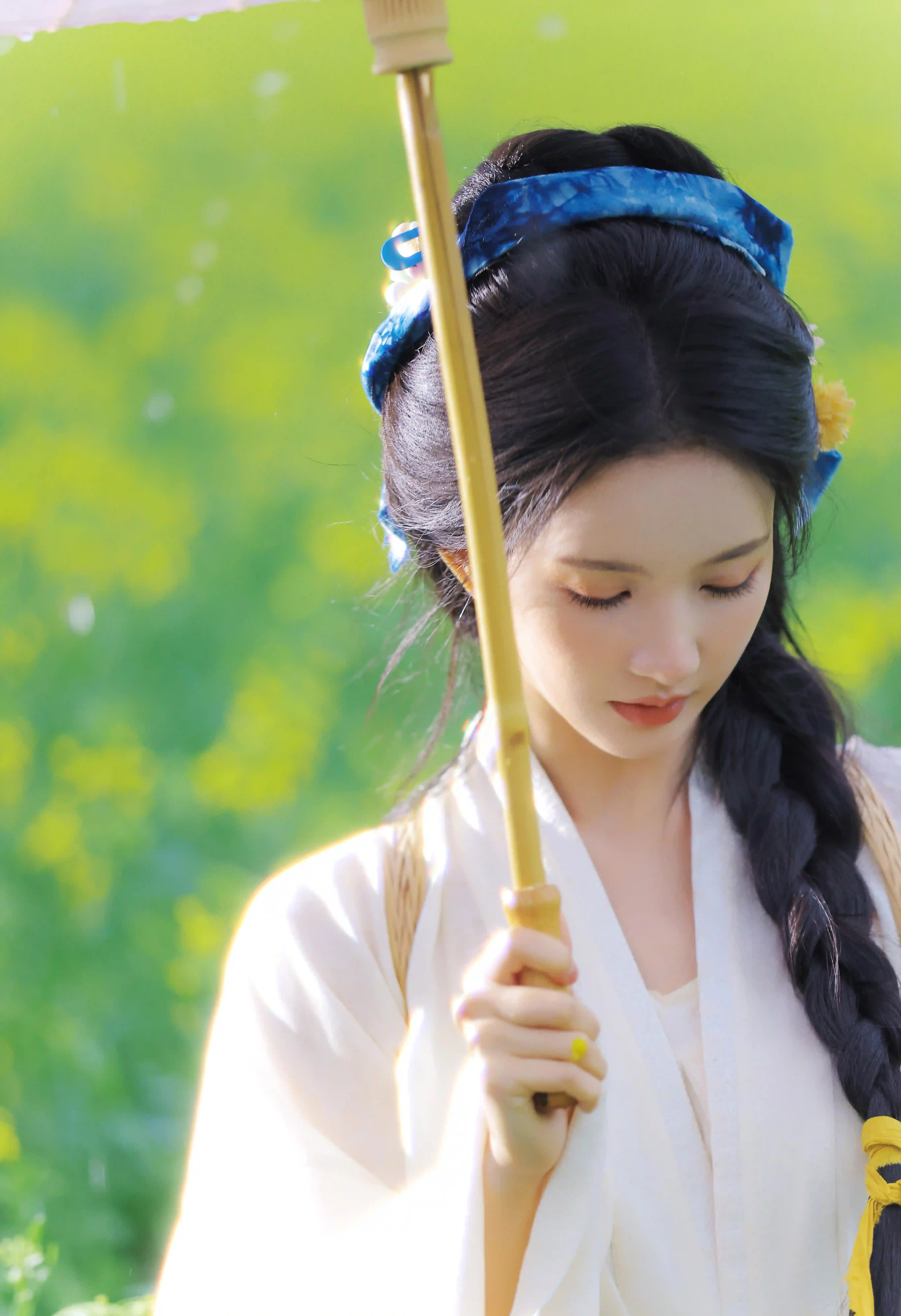 长发古风美女 田园风 刘些宁 可爱美女 汉服古风