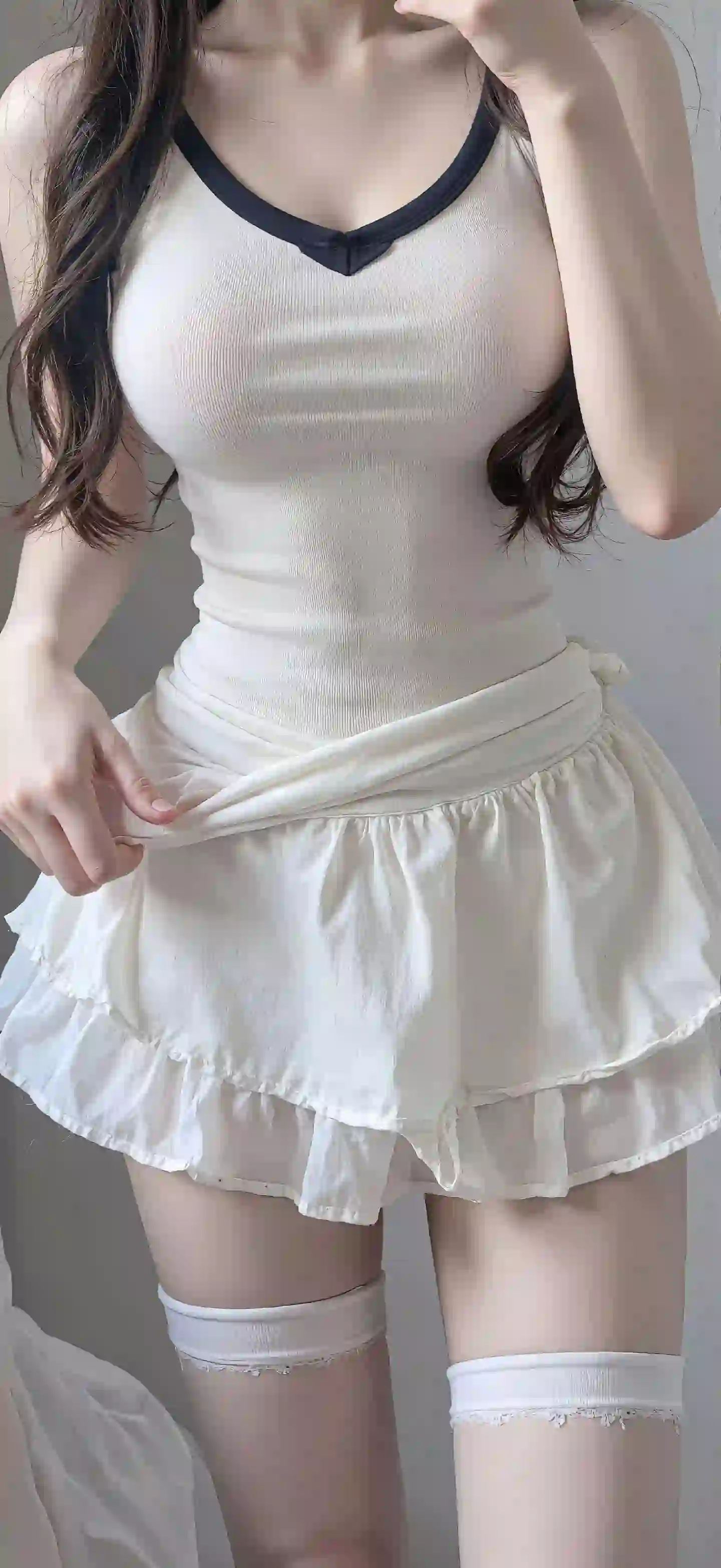 丝袜美女 白色丝袜 长腿美女 性感