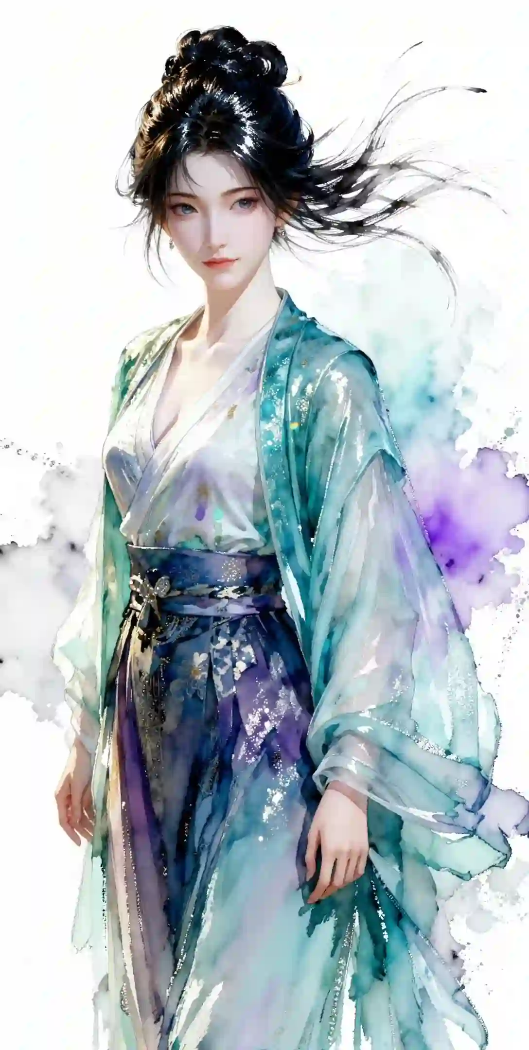 凡人修仙传 水墨风格 动漫女孩 二次元