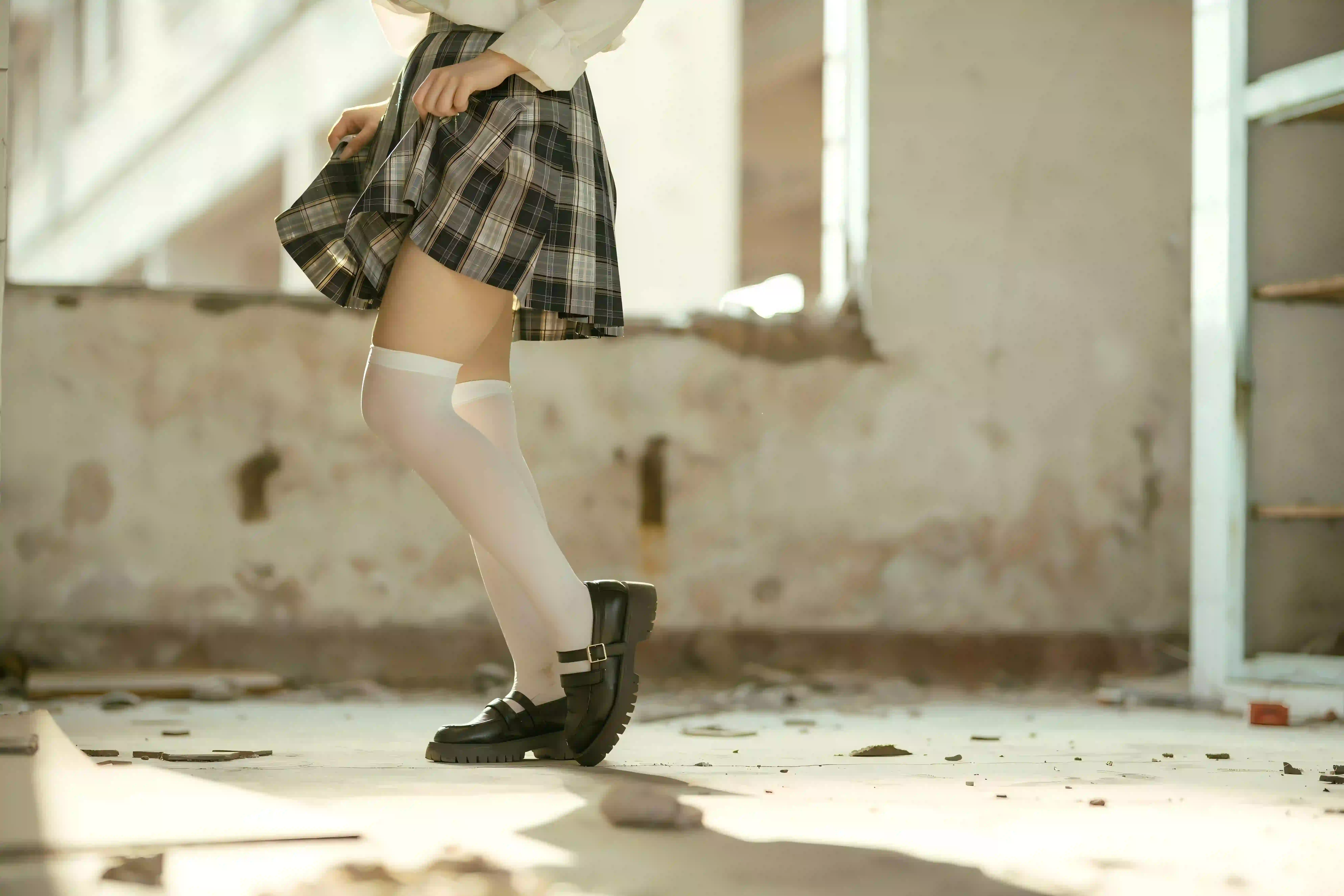 jk美女 清纯美女 腿
