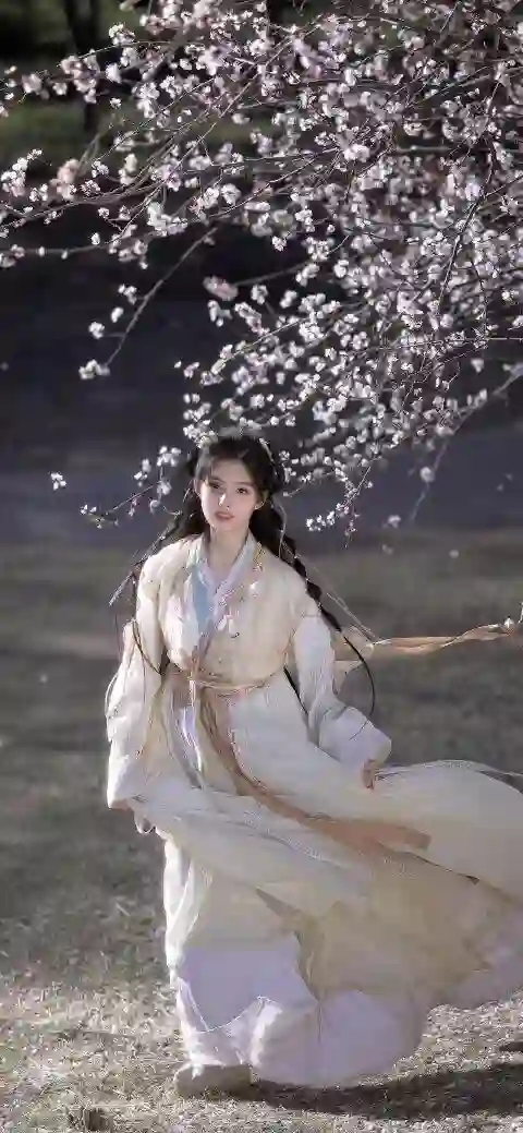 长发美女 清纯 甜美 可爱 艾米 古风 桃花