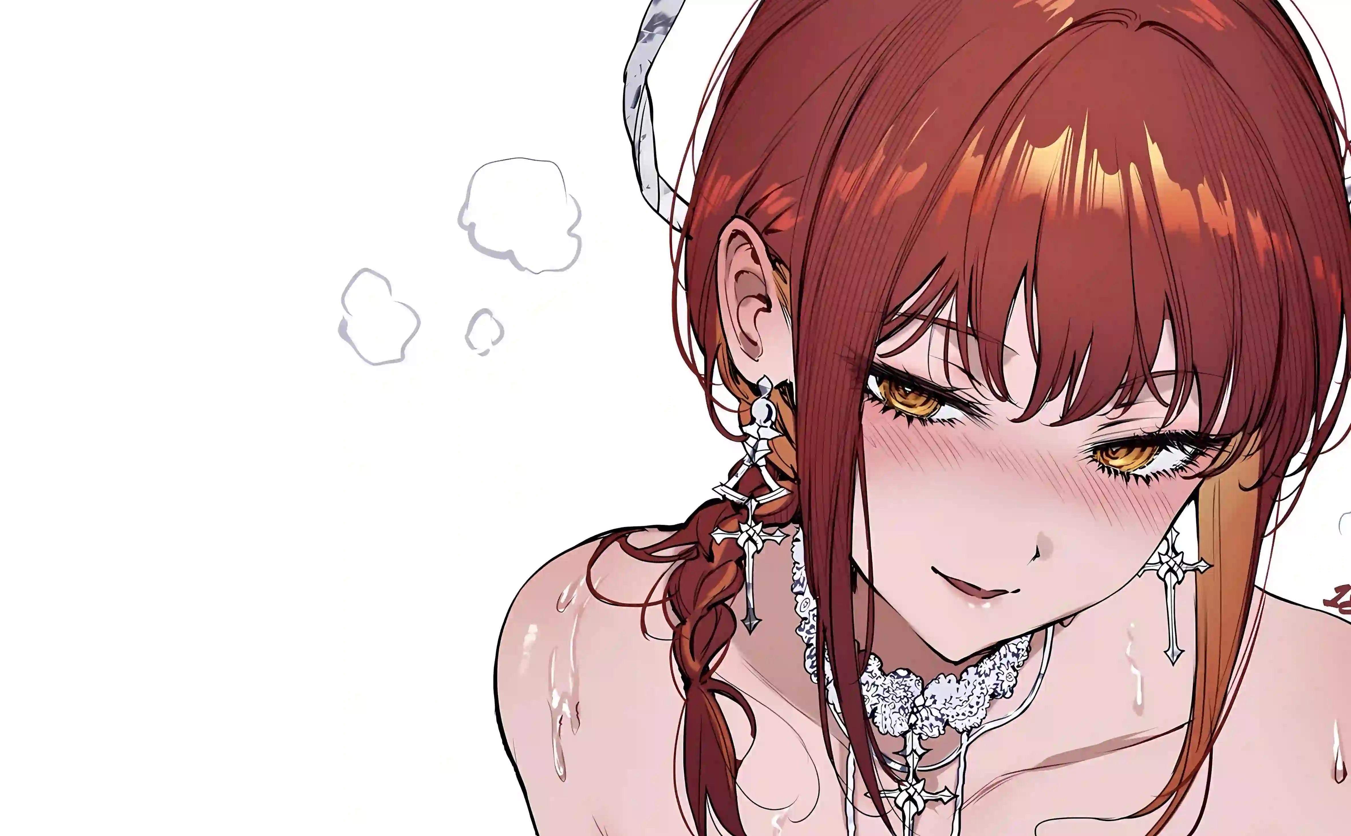 动漫 脸红 动漫女孩