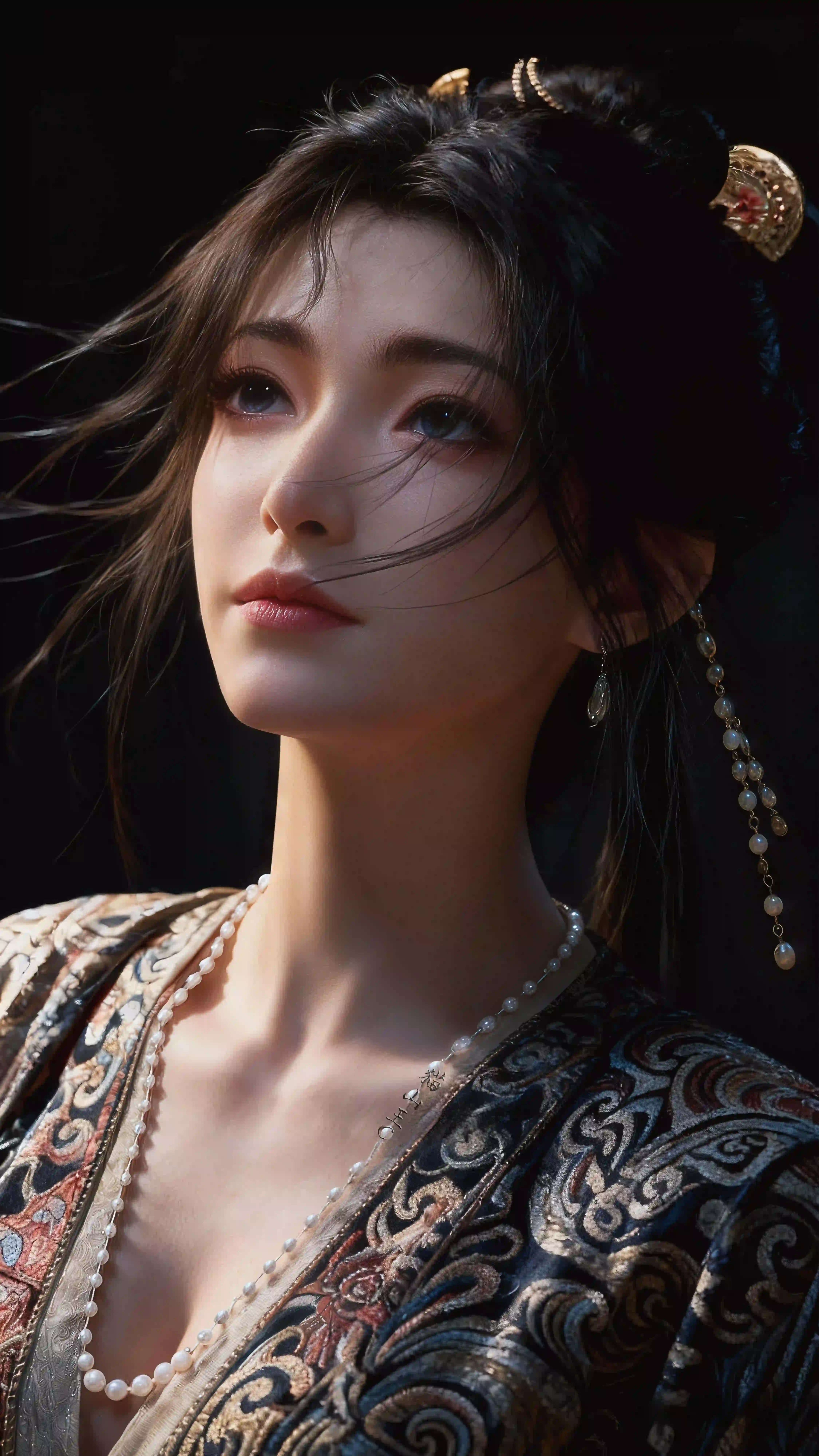 慕佩灵 长发美女 古风美女 性感